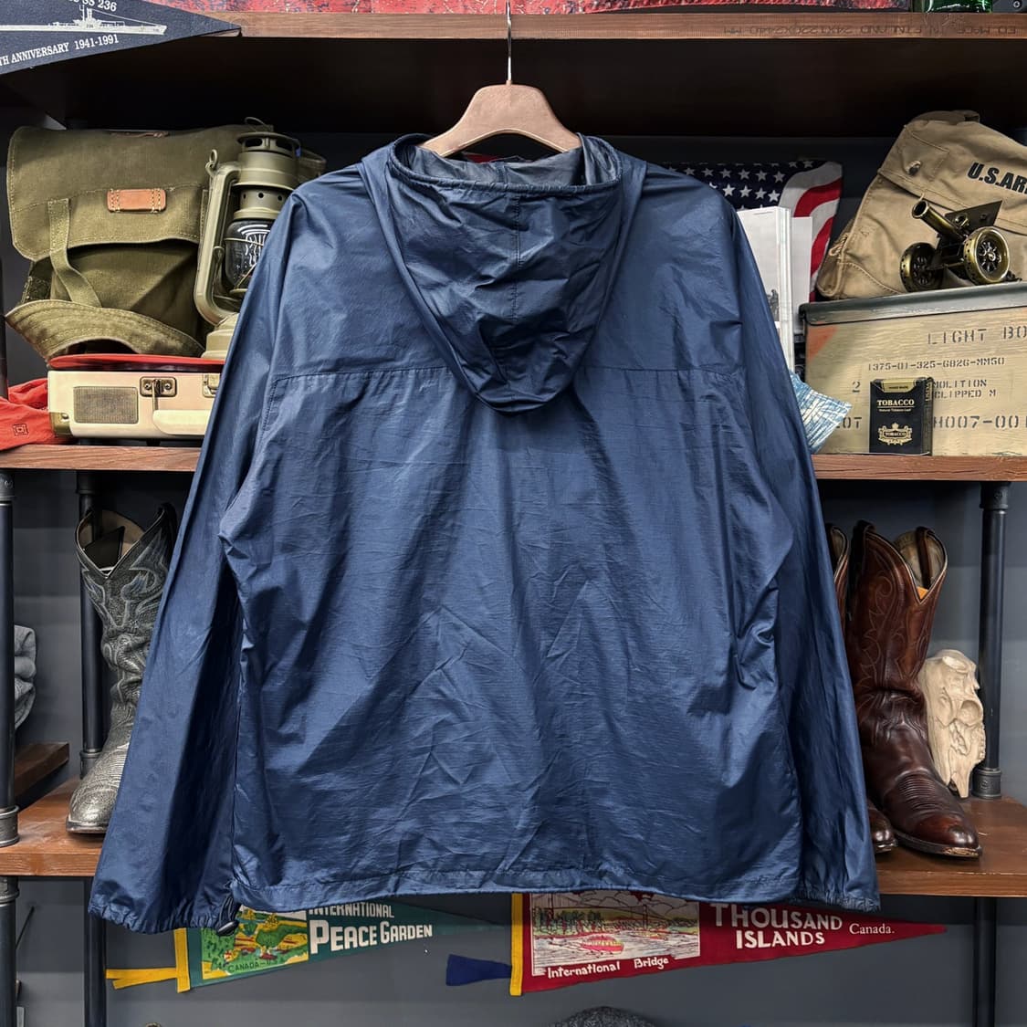 90s 폴로진스 올드스쿨 립스탑 윈드브레이커 아노락 N175 상품이미지2