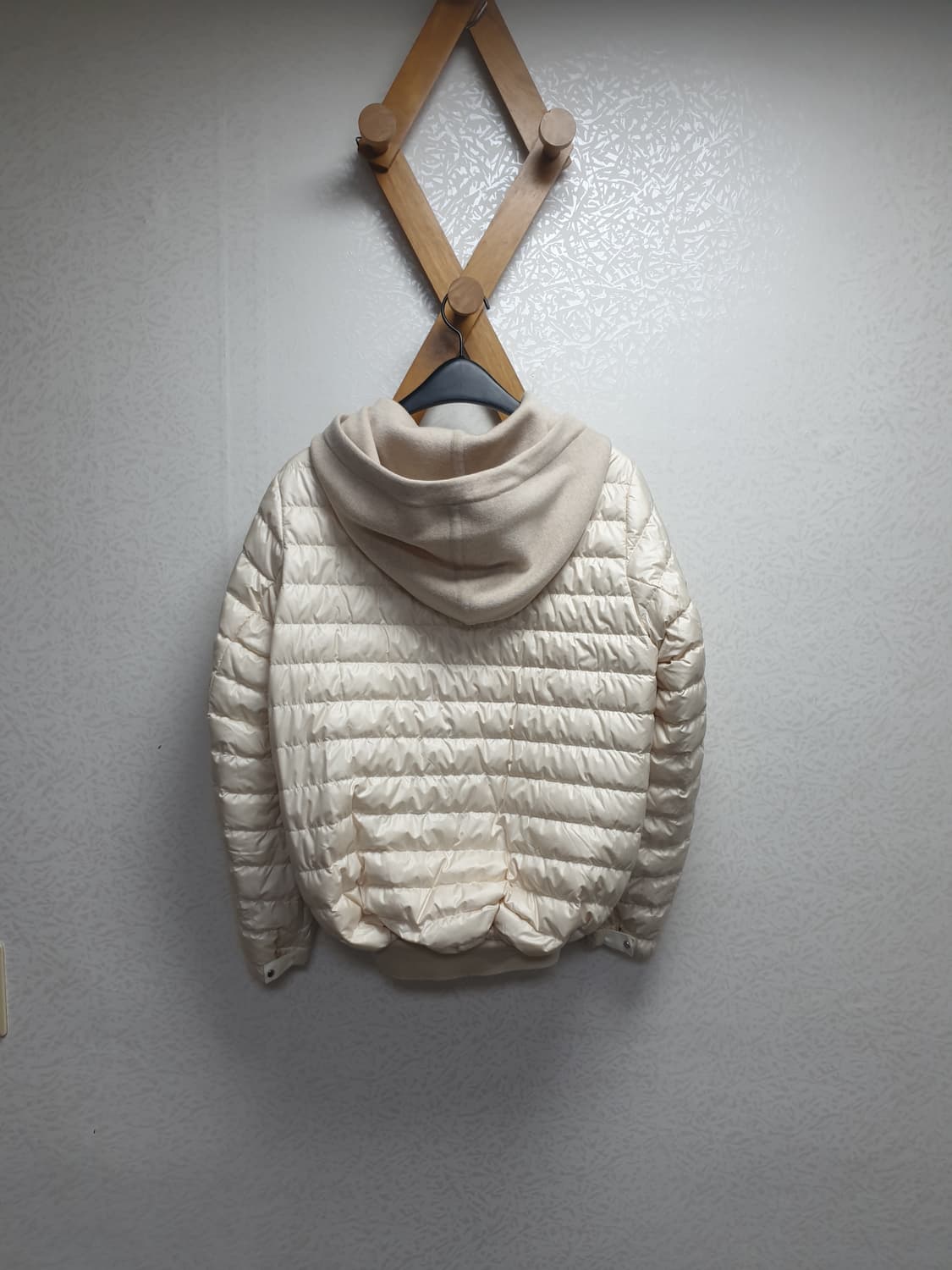 [55~66] 타임 아이보리 후드 구스경량패딩 상품이미지9