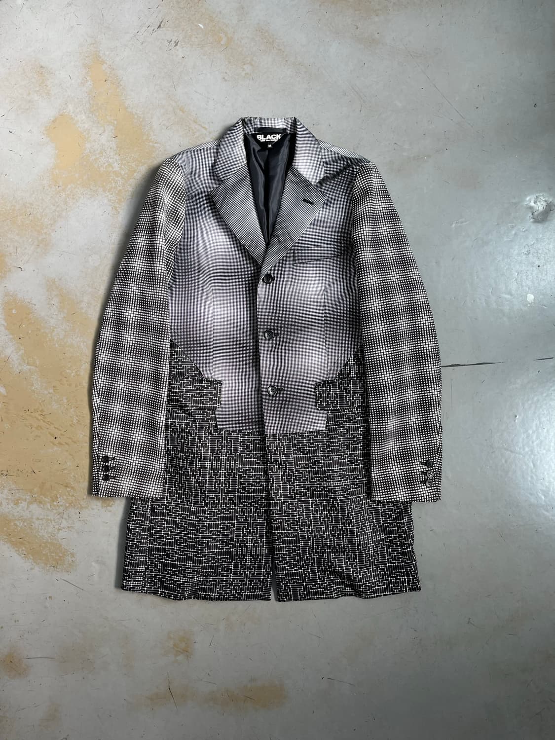 Comme des garcons black check coat 상품이미지1