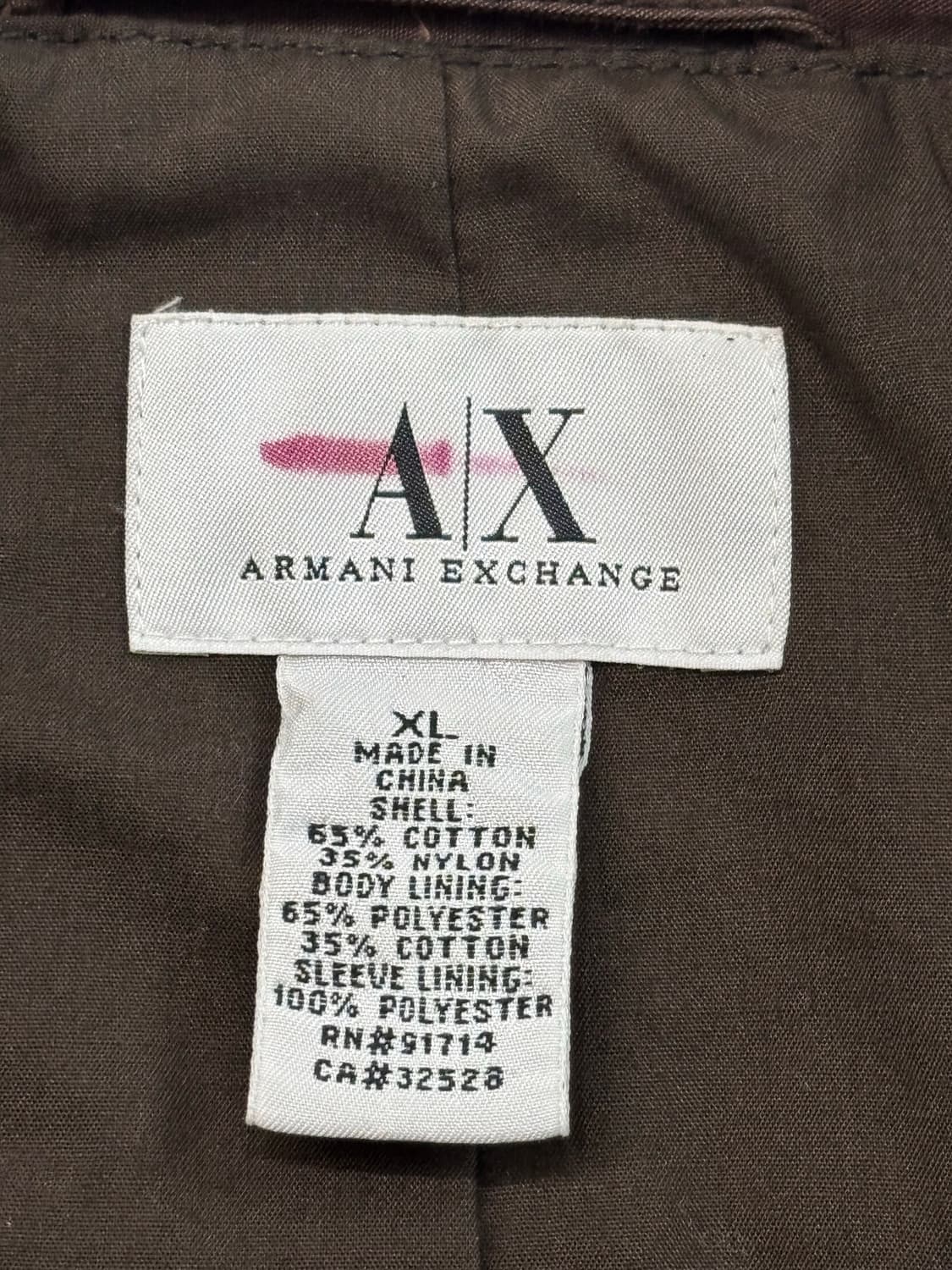 Armani Exchange 아르마니 브라운컬러 봄버자켓 상품이미지9