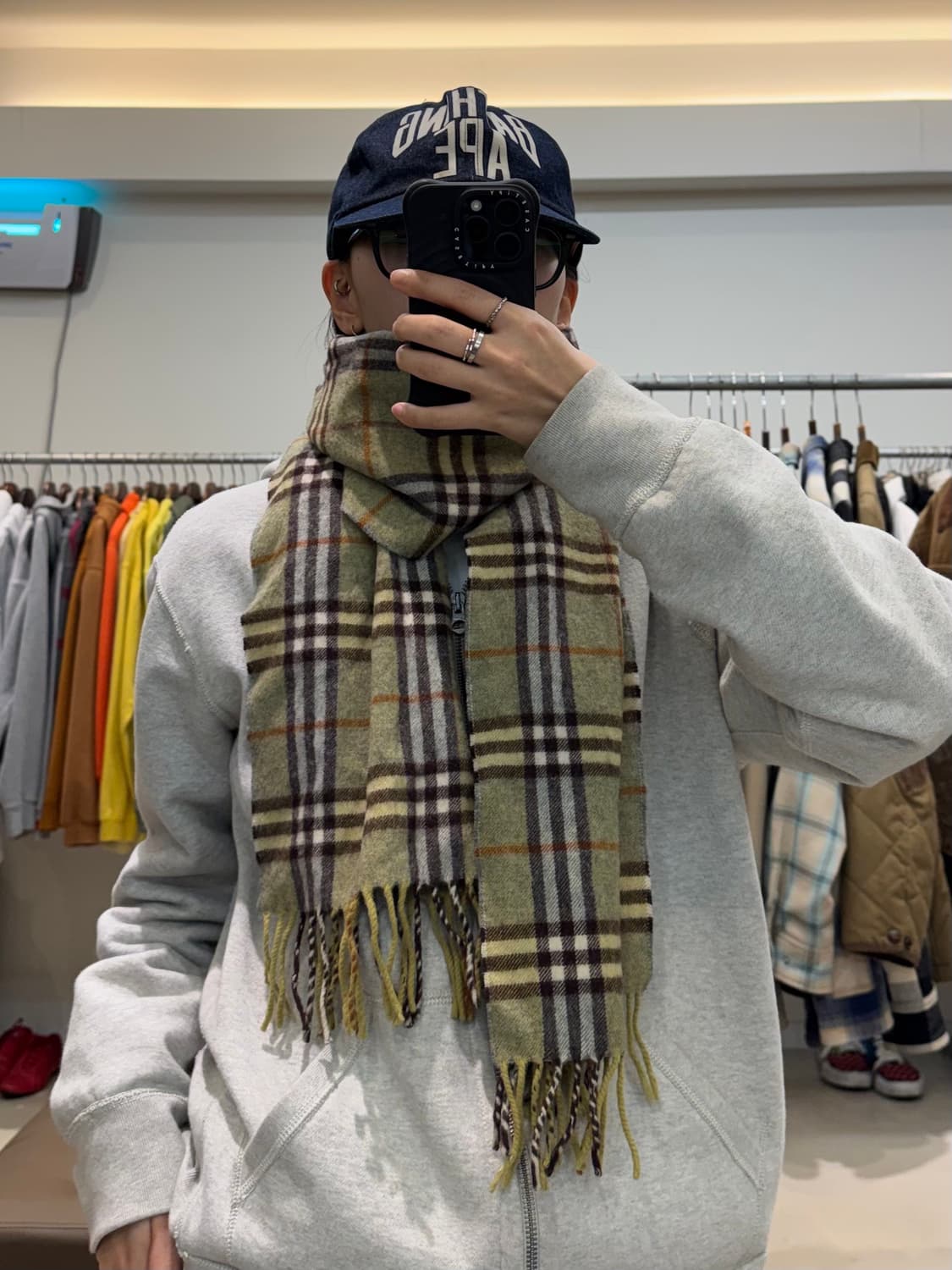 버버리 체크 머플러 상품이미지9