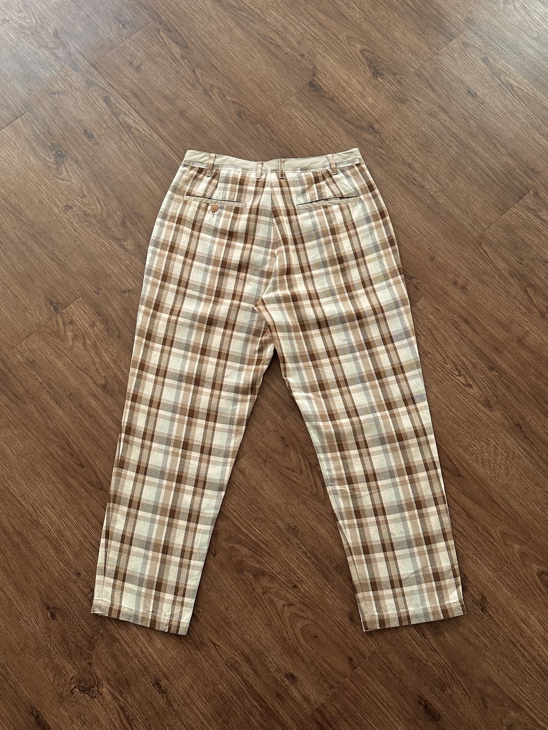 Niko And ... 트윌 체크 와이드 트라우저 상품이미지10