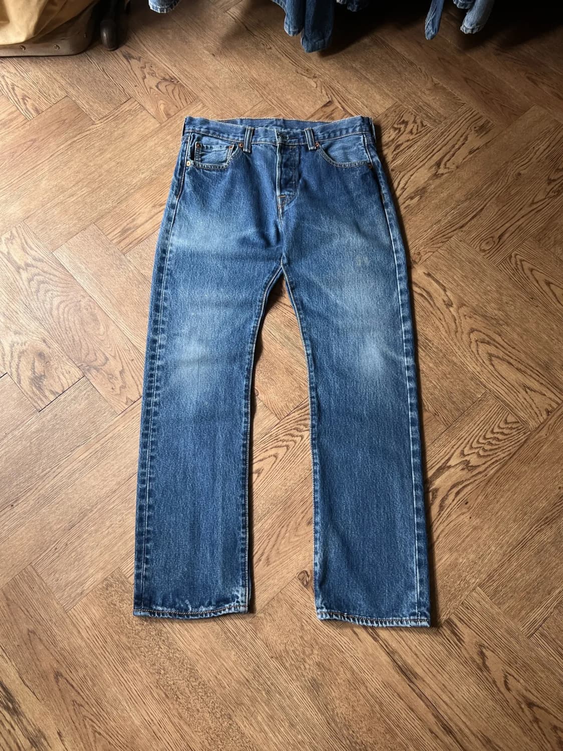 [30]리바이스 501 빈티지 페이딩 스트레이트 데님 팬츠 상품이미지1