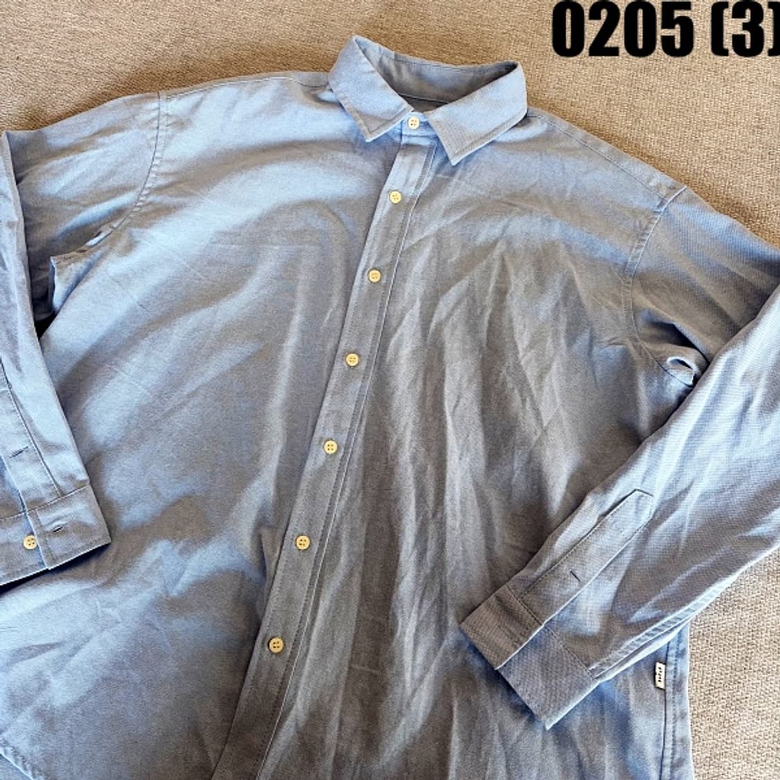 [S] 라퍼지스토어 오버핏 라이트블루 셔츠 남방 0205(3) 상품이미지2