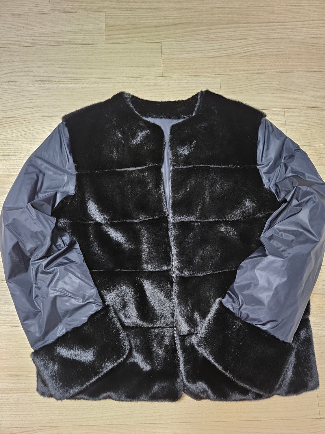 셀렙샵에디션의 FAUX밍크 헝가리구스다운 블랙  상품이미지4