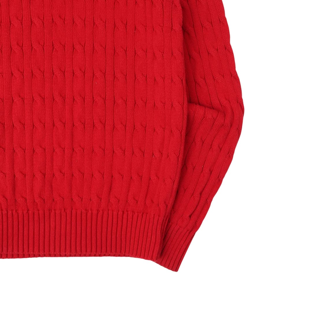 폴로 랄프로렌 레드 케이블 니트 상품이미지7