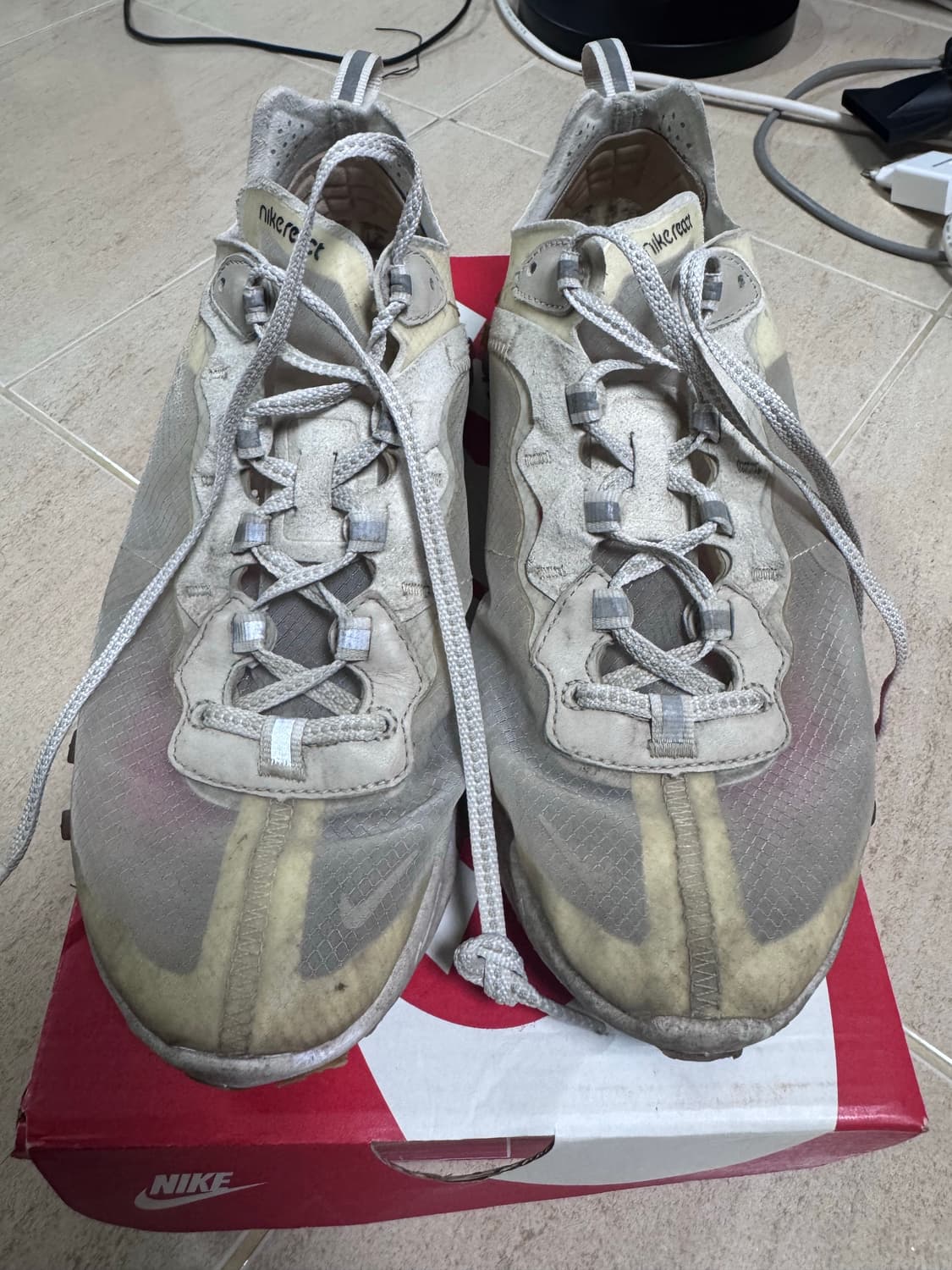 나이키 리액트 엘리먼트 87 세일 라이트 본 265사이즈 상품이미지1