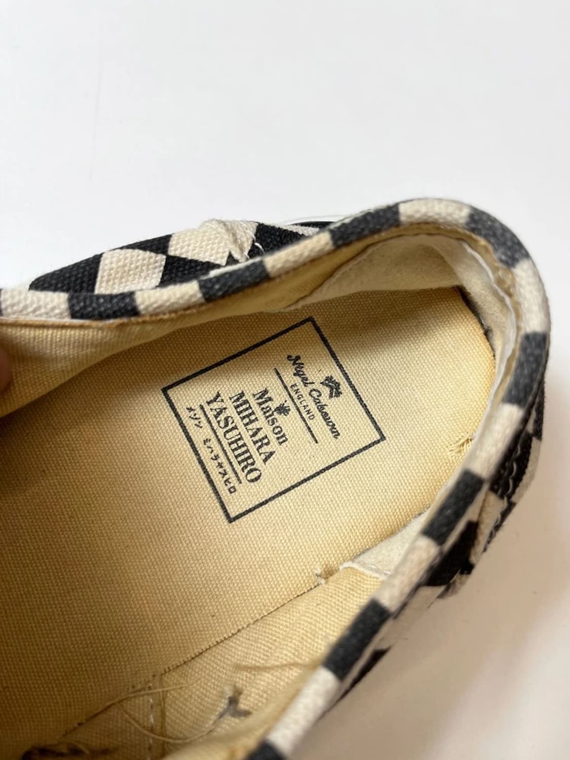 메종 미하라 야스히로 베이커 OG 솔 캔버스 로우 Q1392 상품이미지8