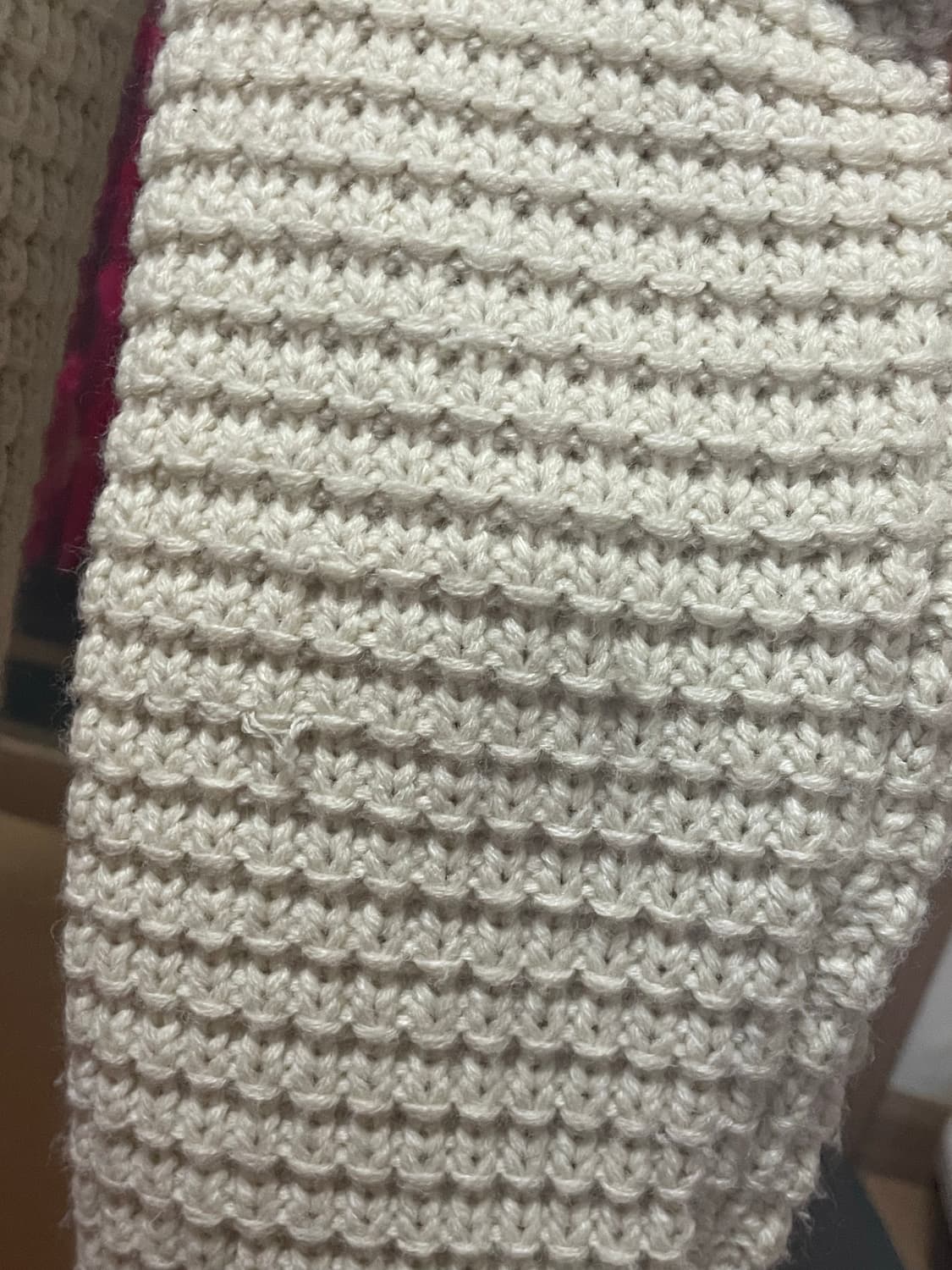 모리걸 뜨개 떡볶이 코트 일본 빈티지 상품이미지4