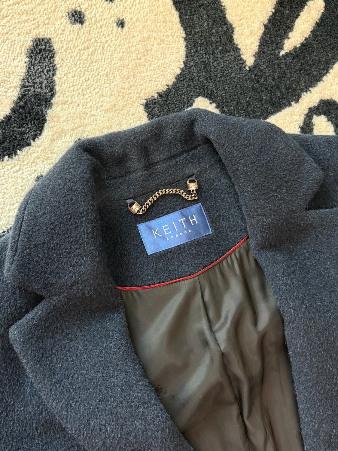 Keith London 네이비 코트 상품이미지2