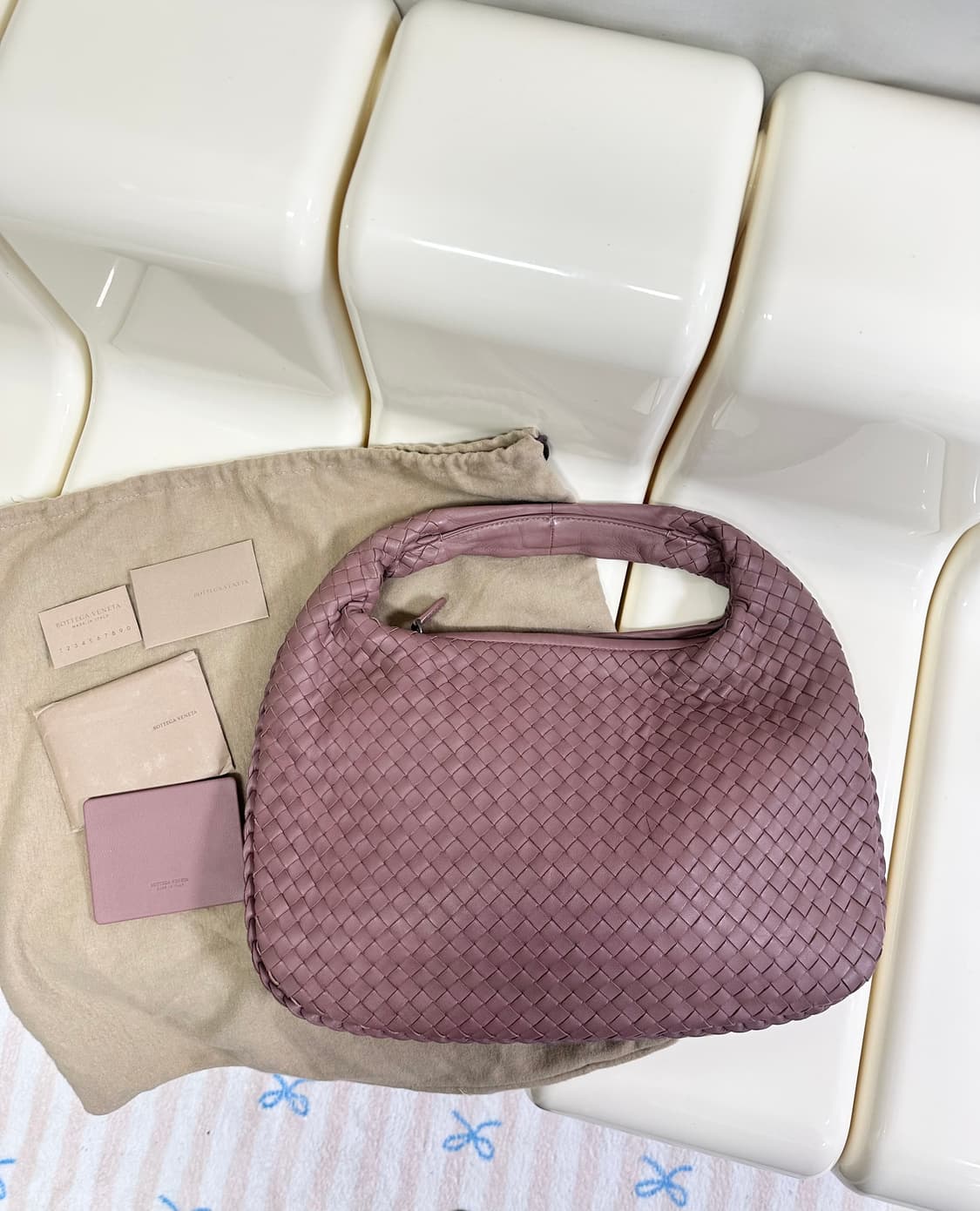 [A+ 정품] 보테가베네타 호보백 스몰 인디핑크 상품이미지5