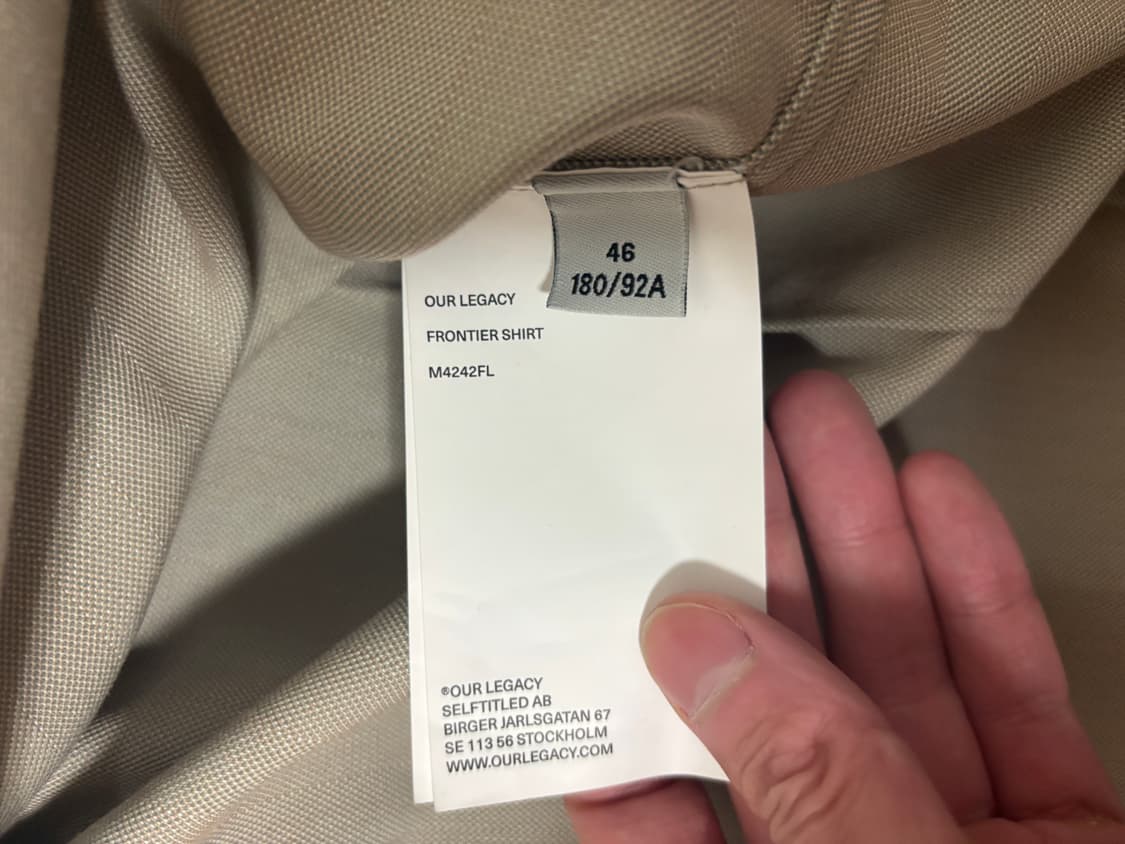 아워레가시 프론티어 셔츠 46 상품이미지4