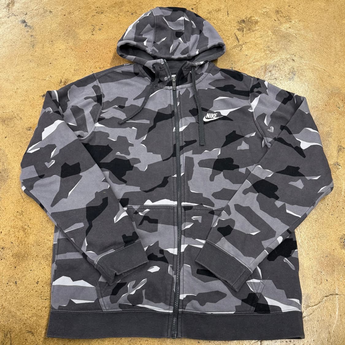나이키 카모 밀리터리 그레이 후드집업 상품이미지2