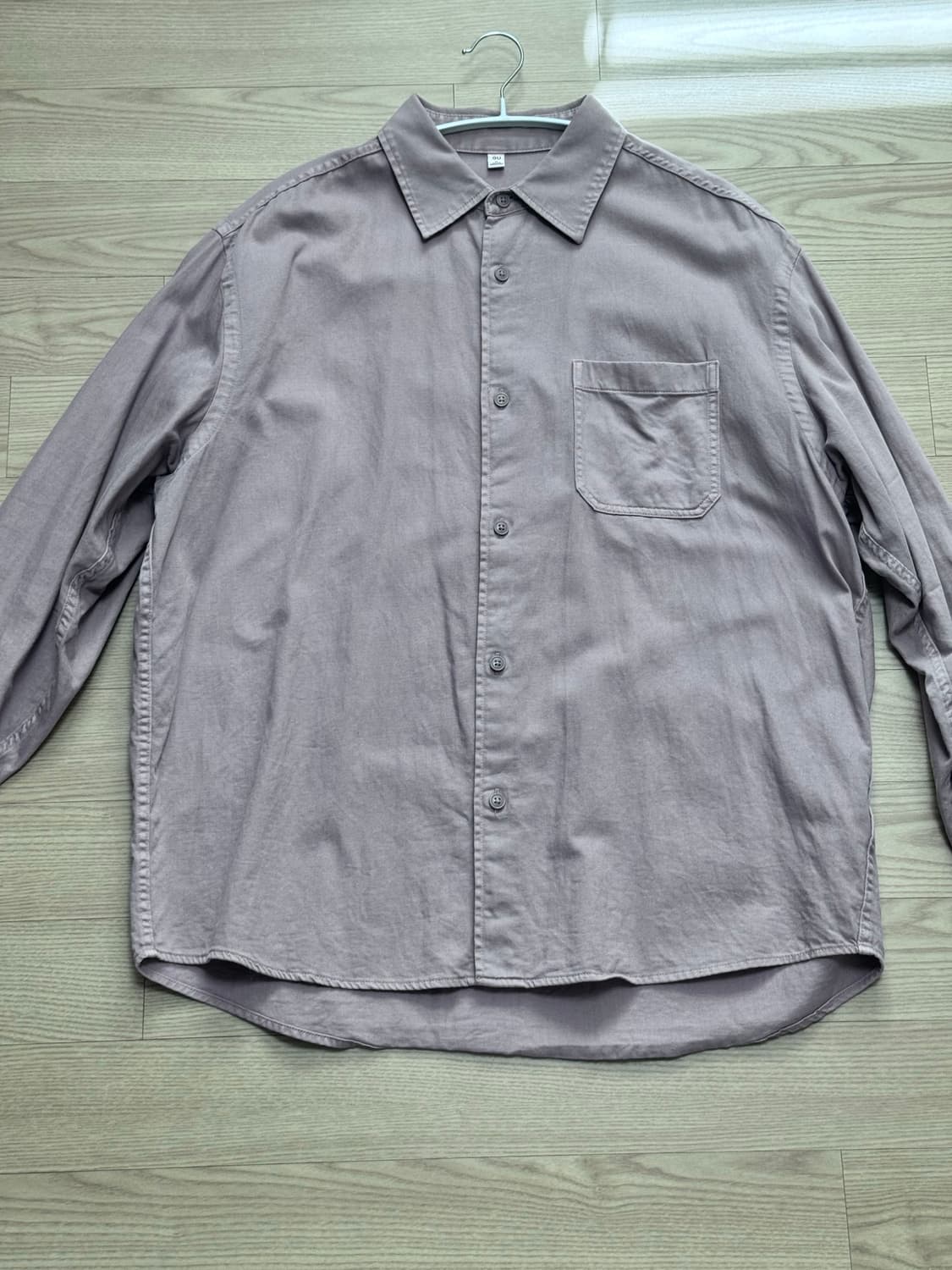 [XL]GU 퍼플 셔츠 상품이미지1