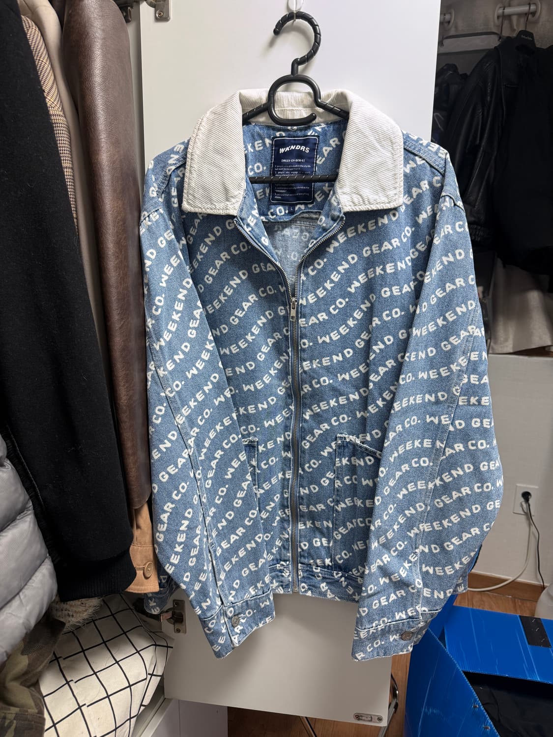 위캔더스 데님 셋업 L  상품이미지2