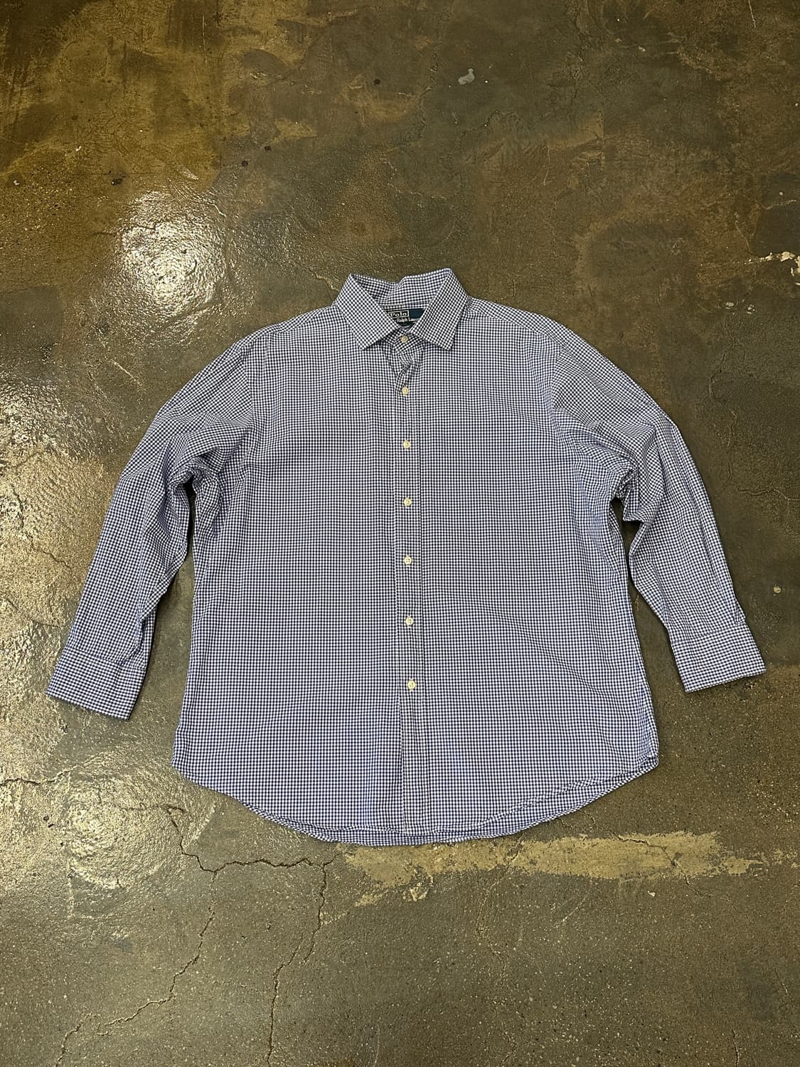 폴로 랄프로렌 깅엄체크 셔츠 L 상품이미지1