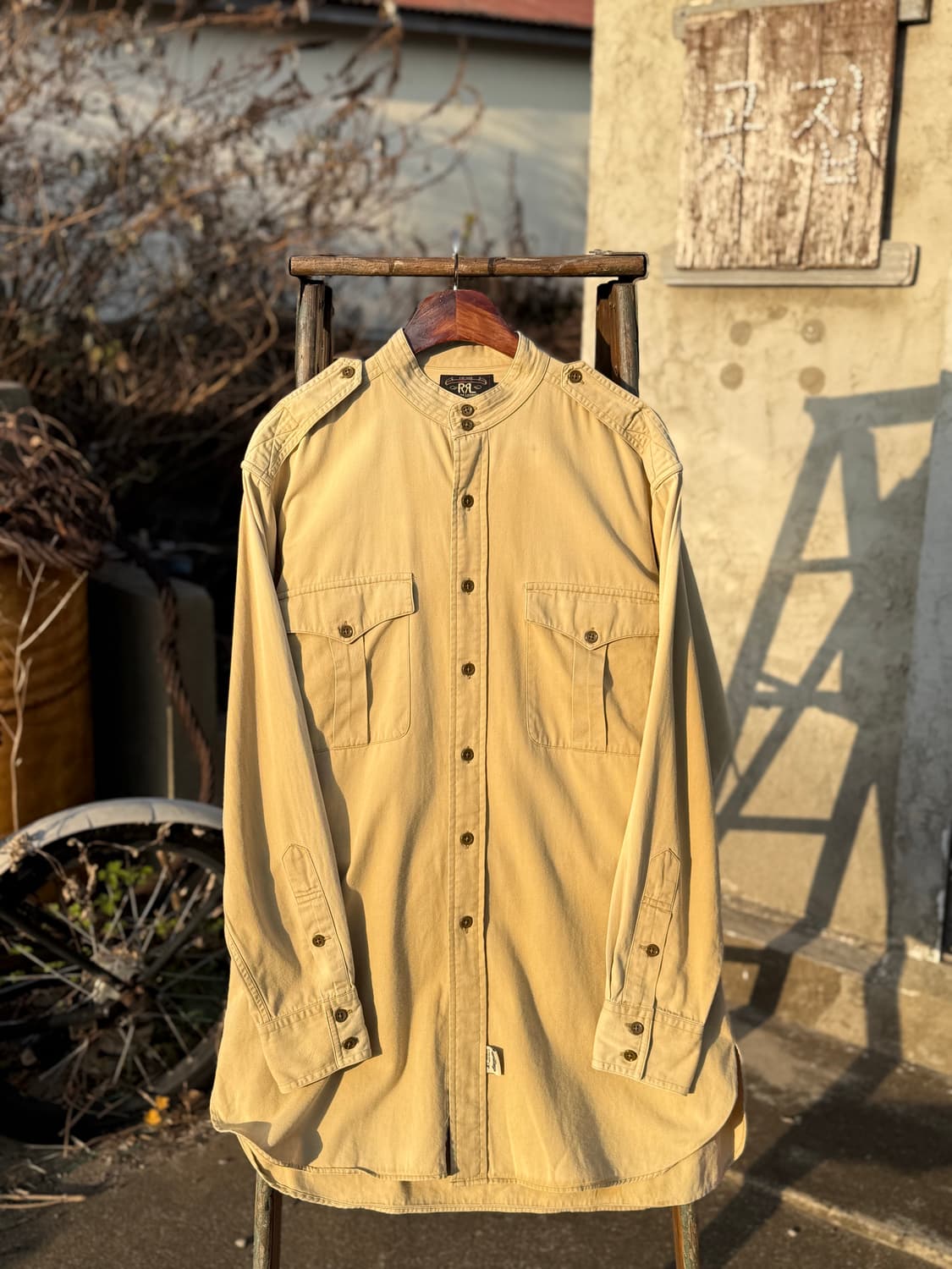 RARE 90년대 Double RRL Safari Shirt 상품이미지1