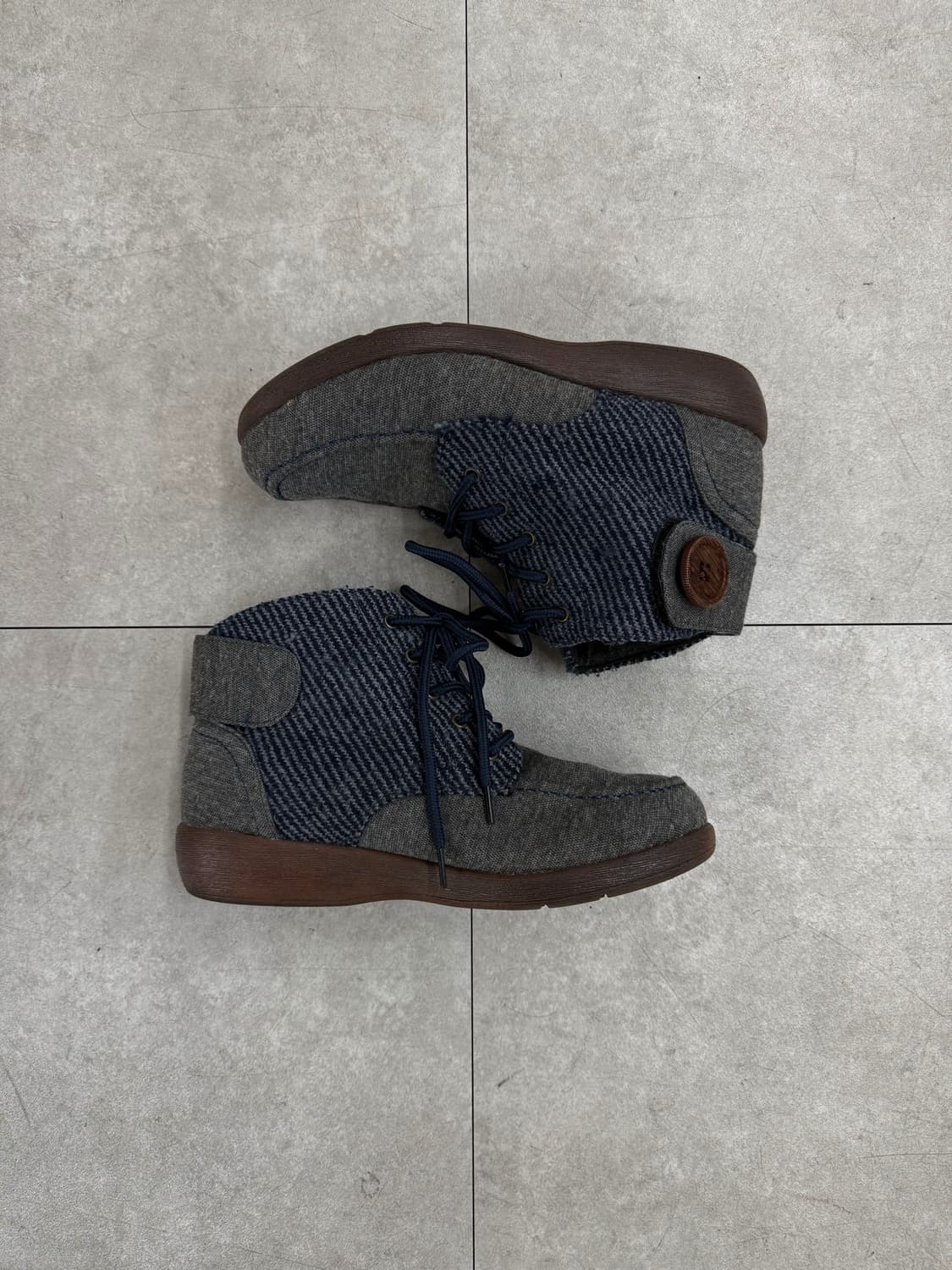 JPN 헤링본 버튼 부츠 상품이미지6