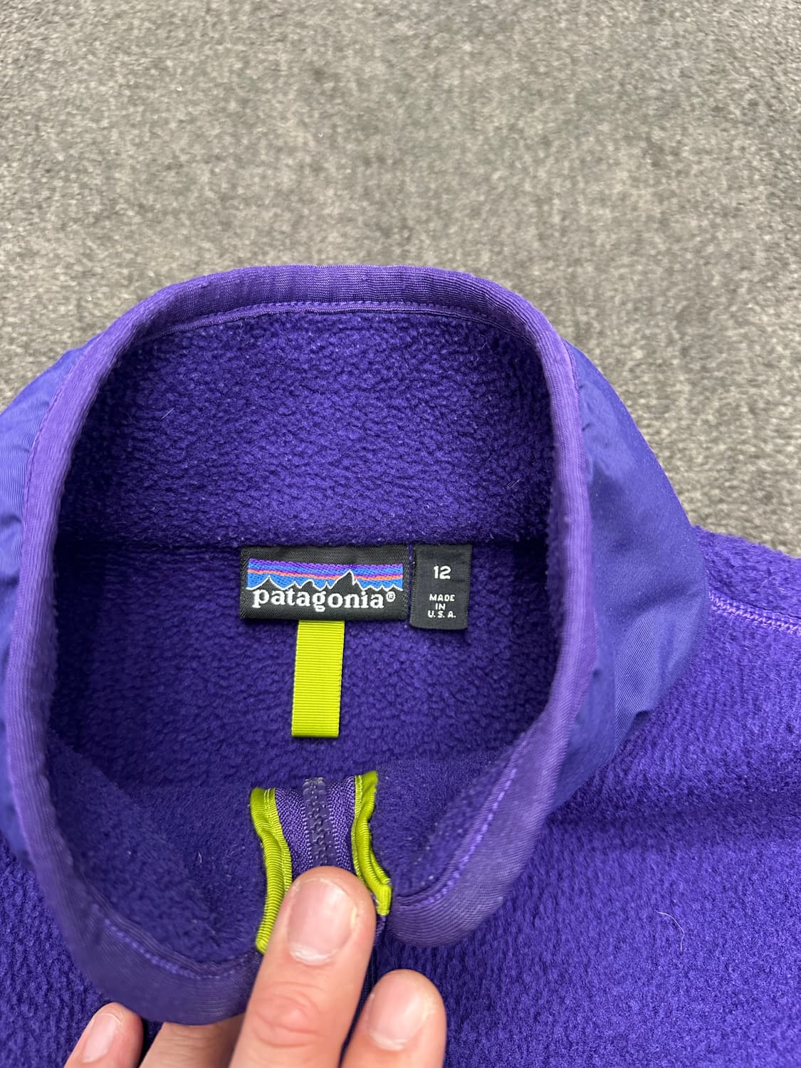 파타고니아 플리스 자켓 보라색 12 [S] 상품이미지5