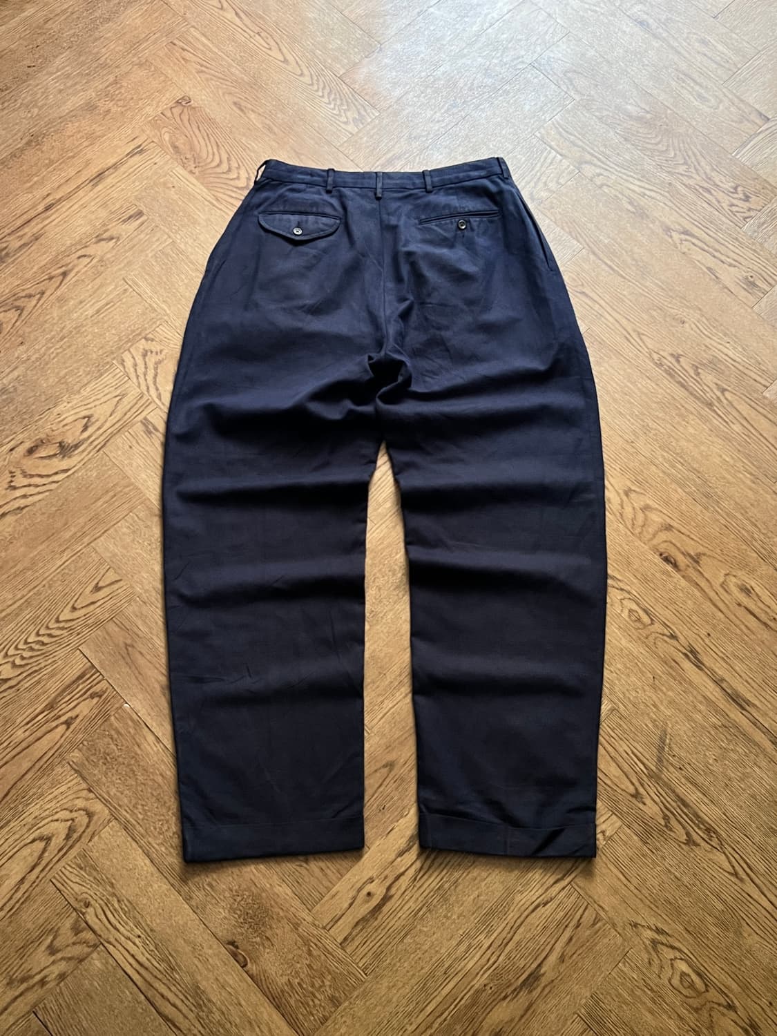 [34]폴로 랄프로렌 네이비 코튼 린넨 치노 팬츠 상품이미지2