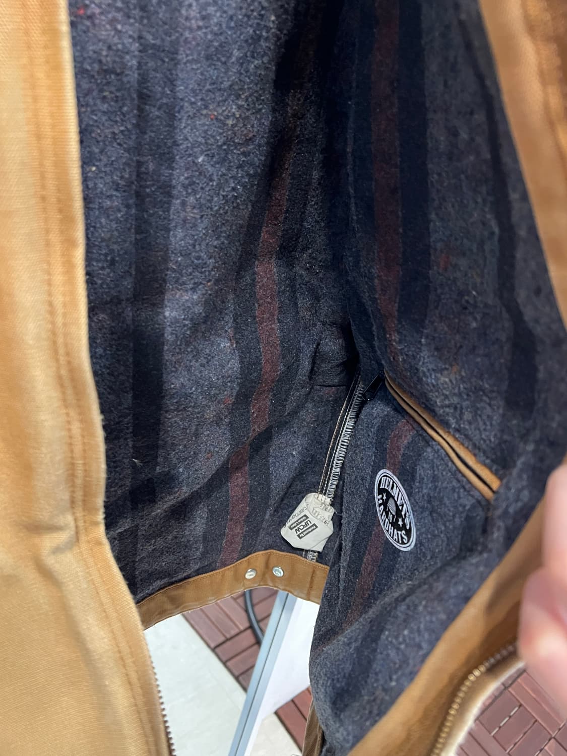 Carhartt 칼하트 덕 캔버스 디트로이트 워크 자켓 (USA) 상품이미지4
