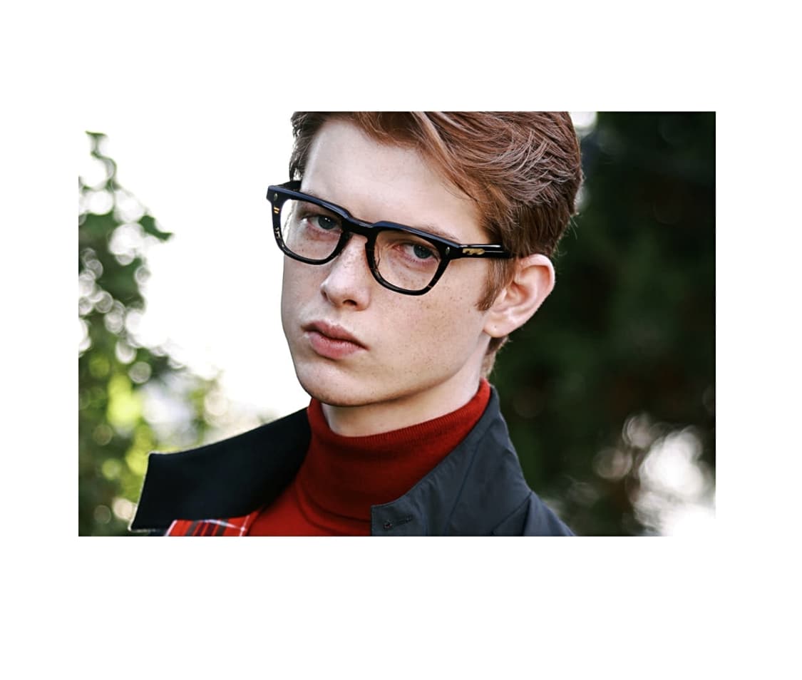 48사이즈의 다크마호가니 아세테이트안경 상품이미지8