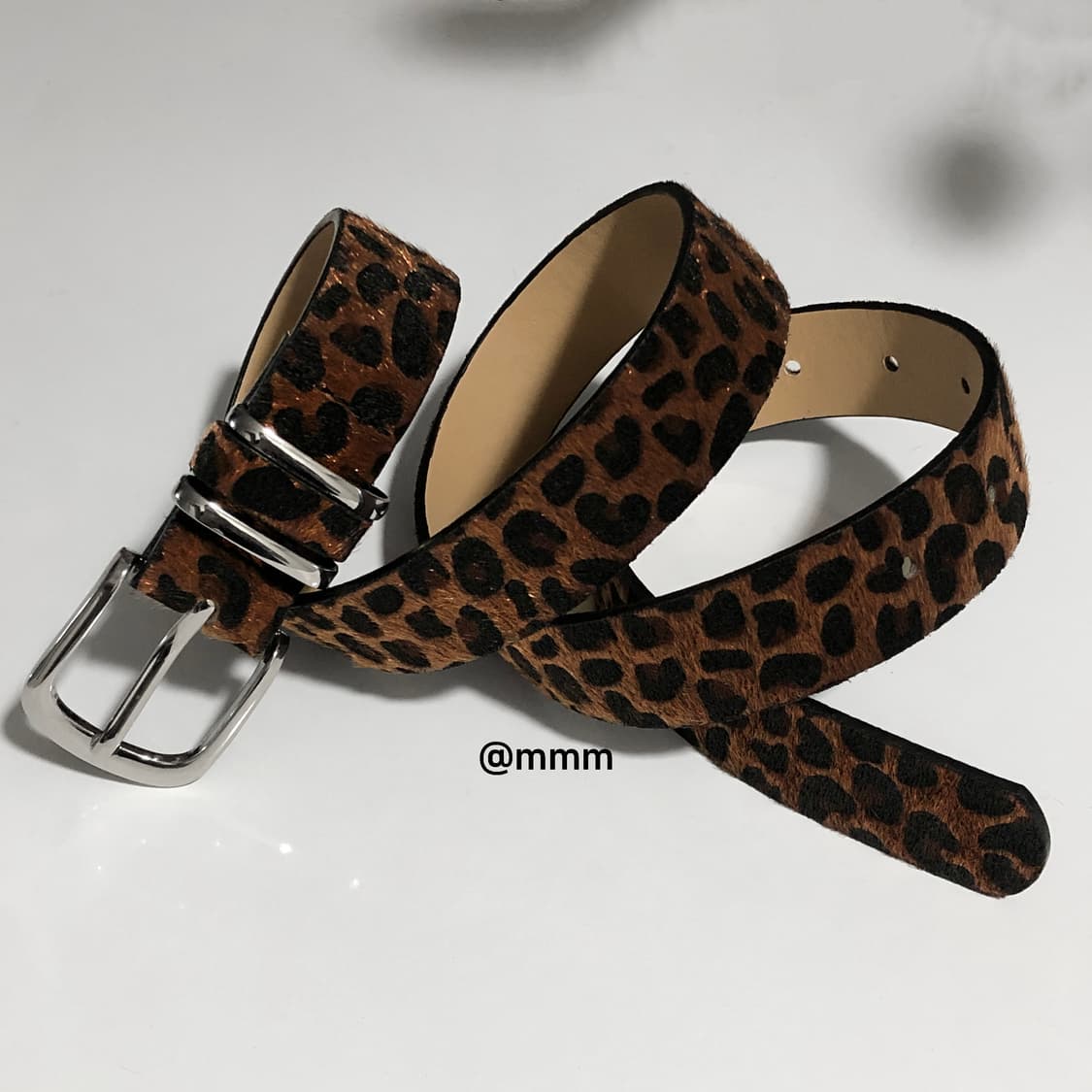 범 레오파드 호피 송치 벨트🐆 상품이미지4