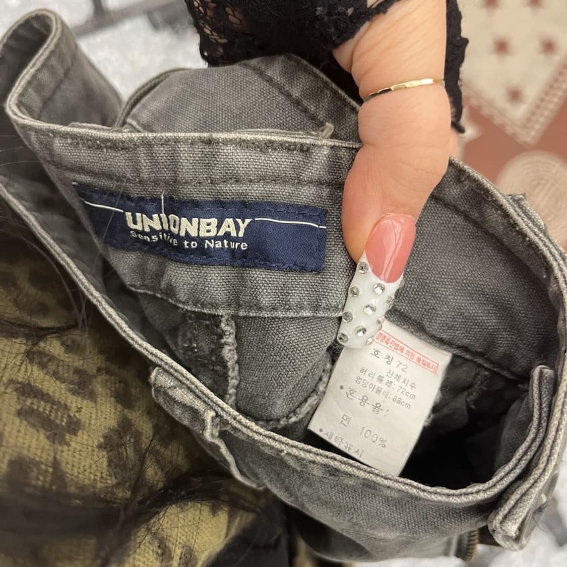 유니온베이 빈티지 스트릿 펑크 트러커 카고팬츠 72 C10324 상품이미지5