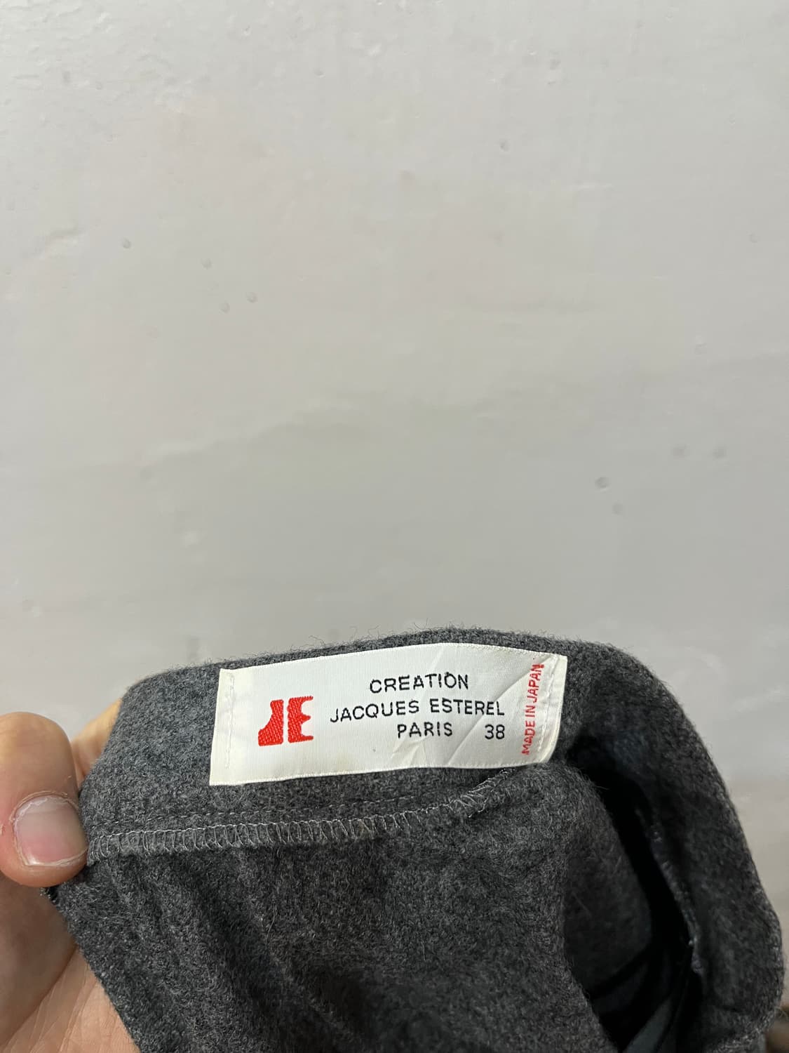 JACQUES ESTEREL 자수 울 스커트 Made in JAPAN  상품이미지8