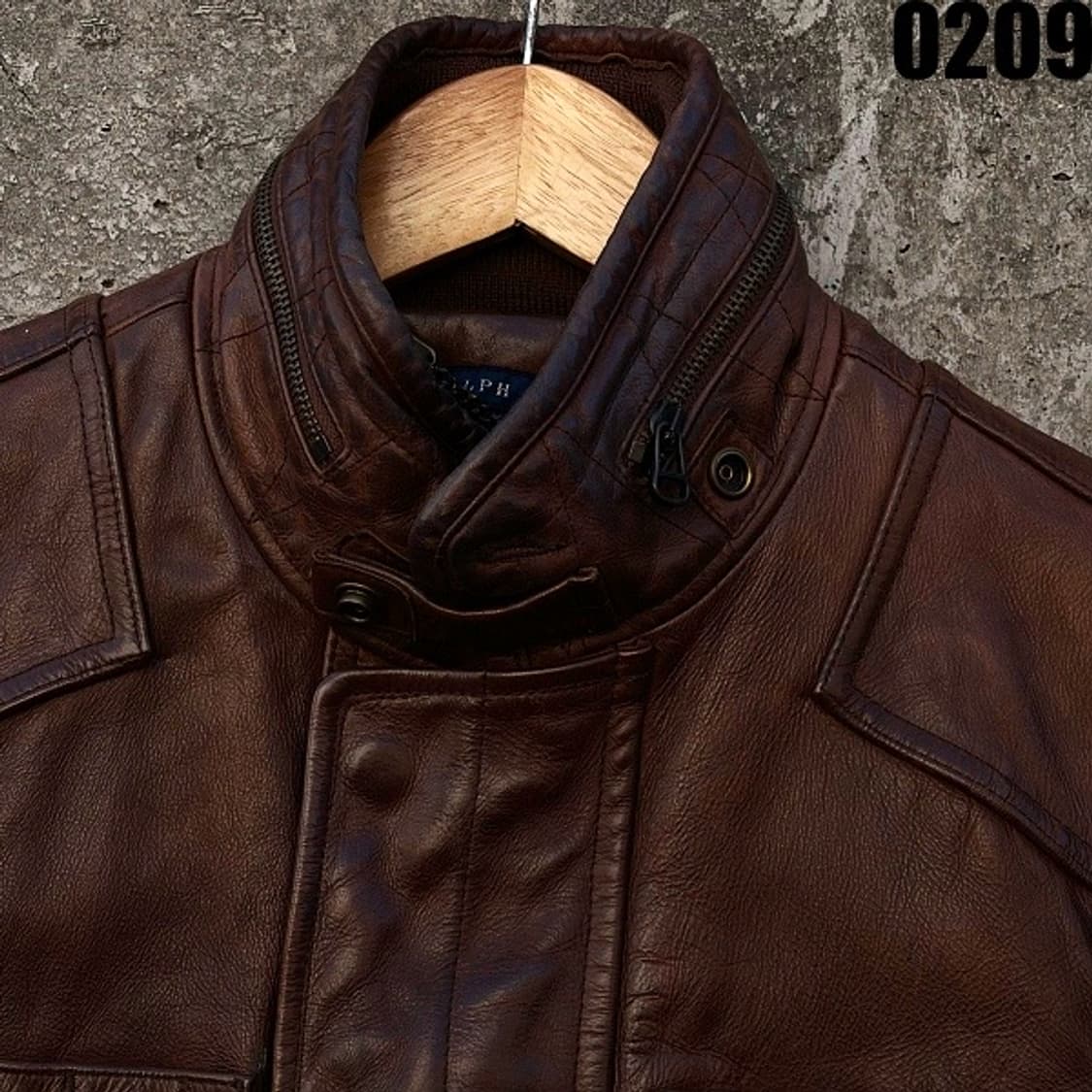 랄프로렌 소가죽 레더자켓 가죽자켓 S 0209 상품이미지2