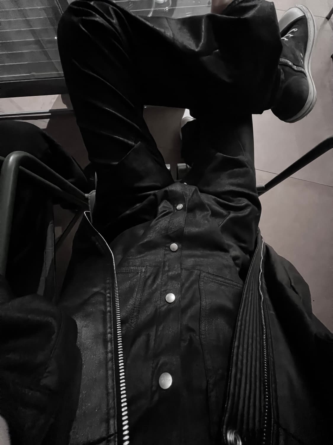 [50] 릭오웬스 25ss 레더 셔츠 LBA 상품이미지7