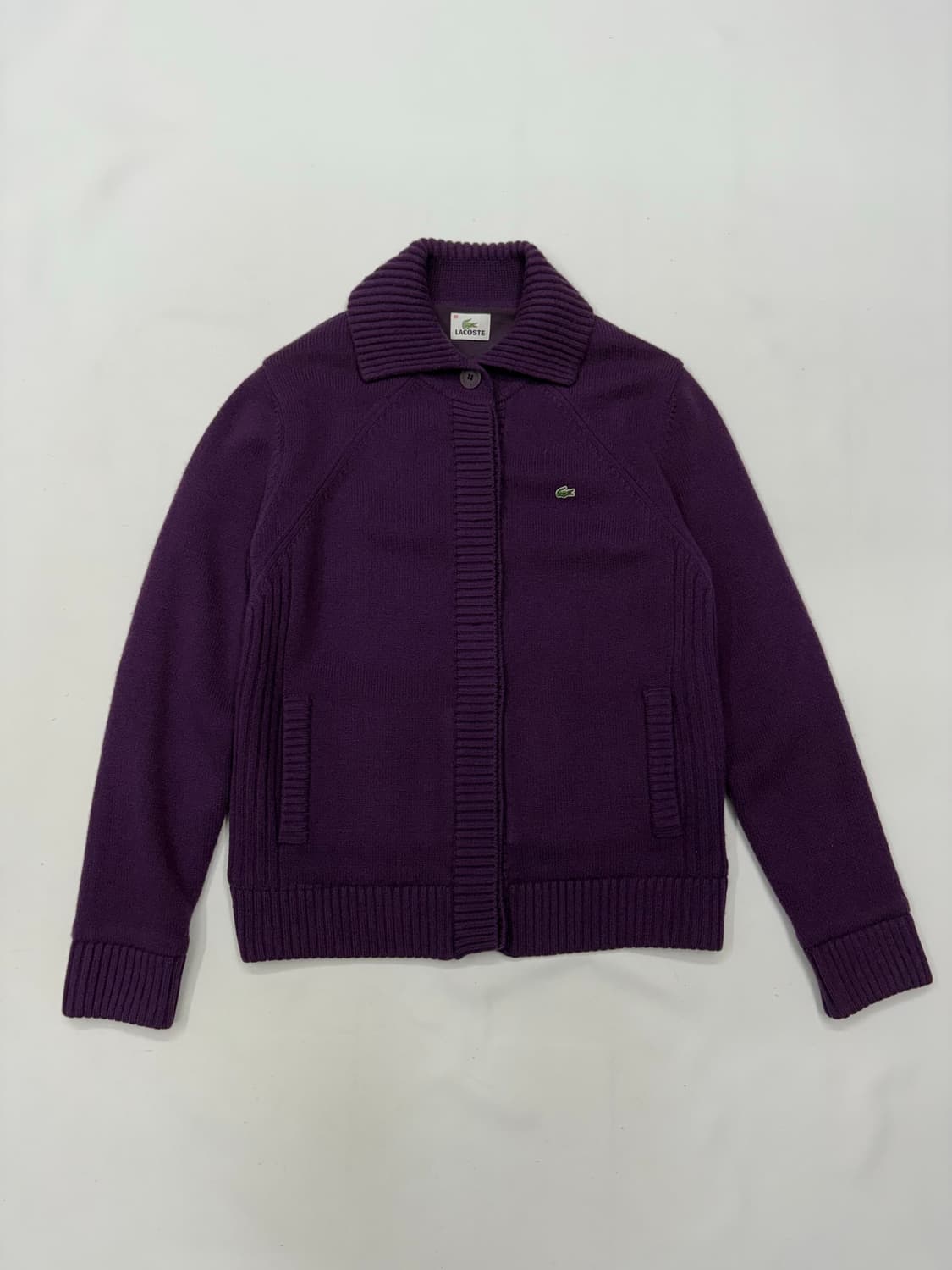 라코스테 버튼 집업 니트 상품이미지2