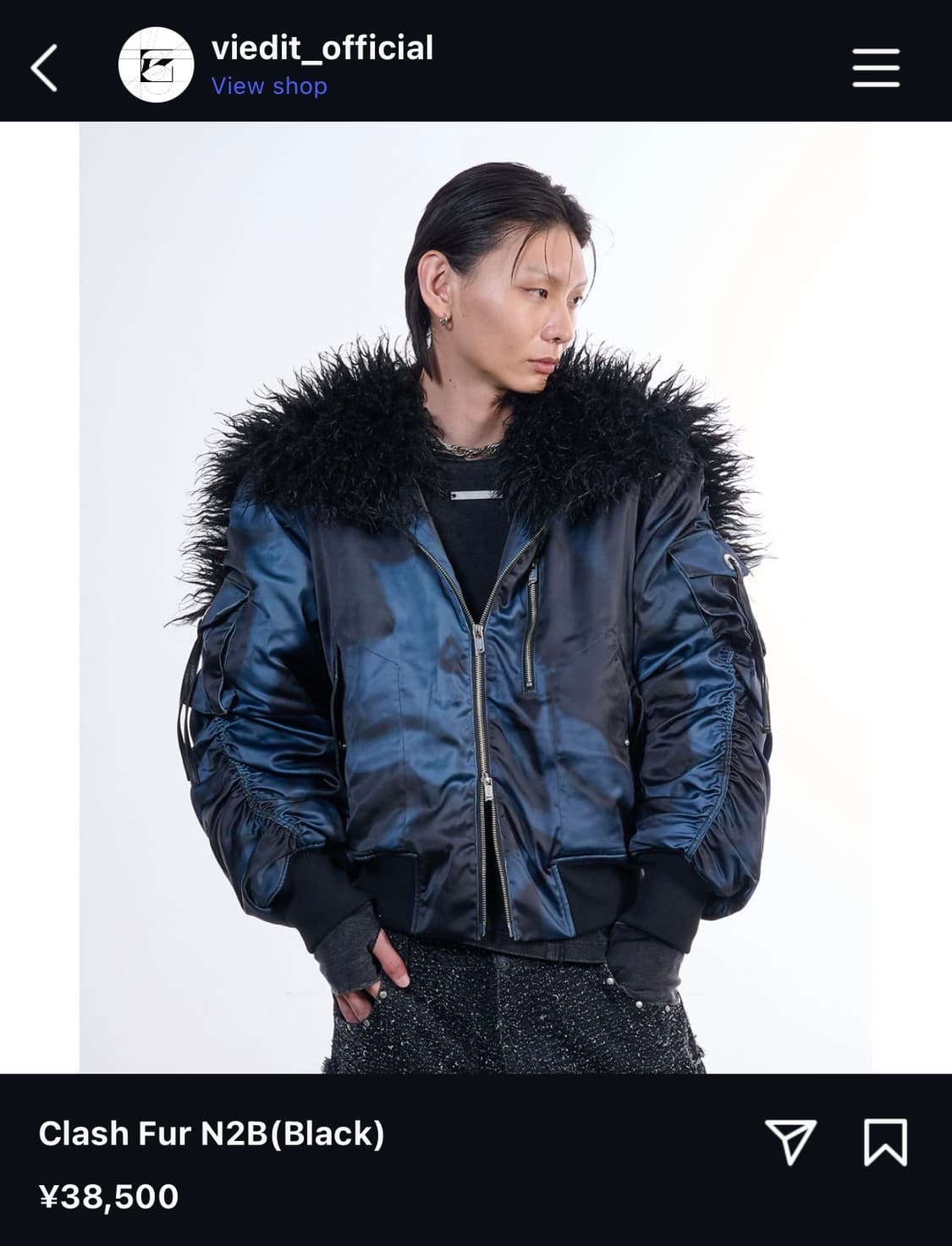 AAO  viedit N2BxMA-1 MIX BLOUSON 상품이미지1