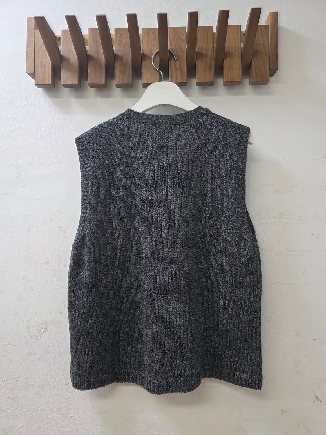 일본빈티지 알파카조끼 상품이미지3