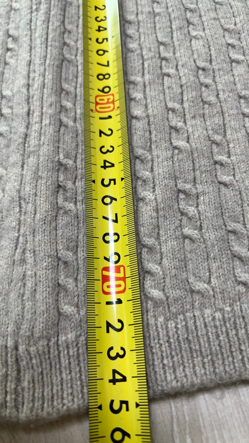 브이넥 케이블 니트 상하의 세트 상품이미지6