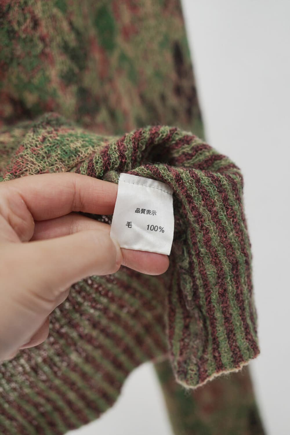 보노비스타 빈티지 플라워 패턴 니트 상품이미지8