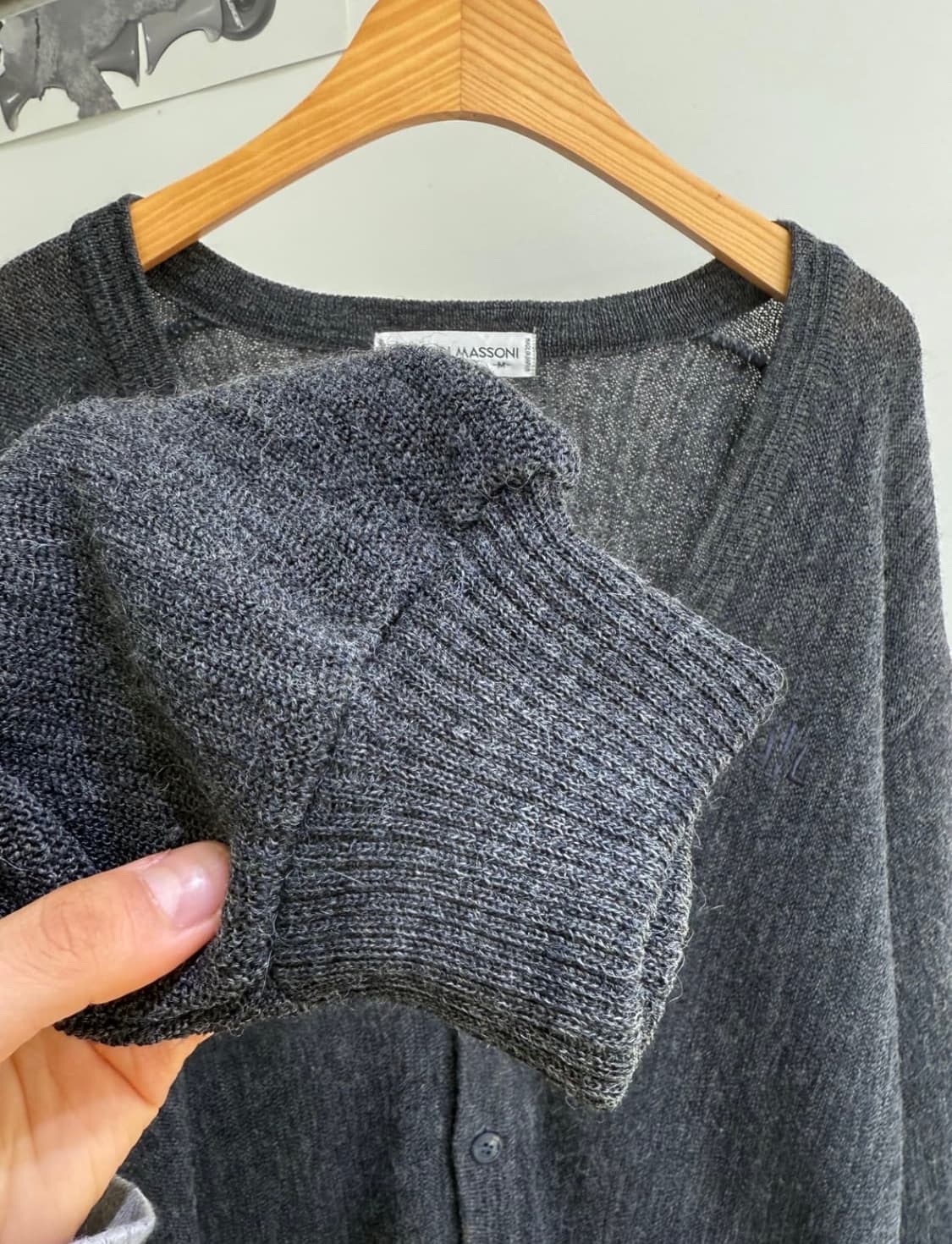 LUIGI MASSONI 가디건 (made in japan) 상품이미지4