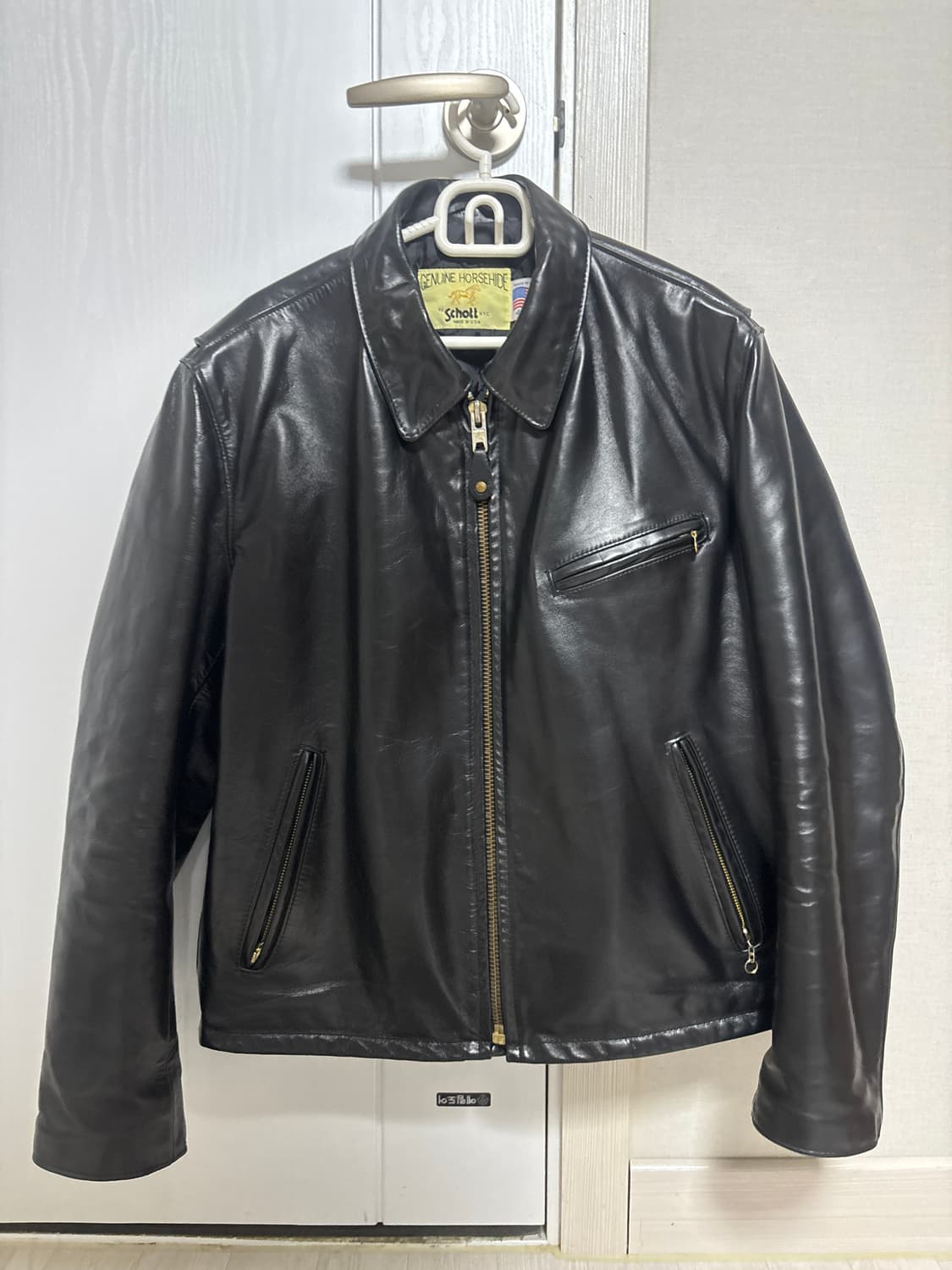 Schott 쇼트 689h 홀스하이드 스포츠 레더자켓 leather 상품이미지1