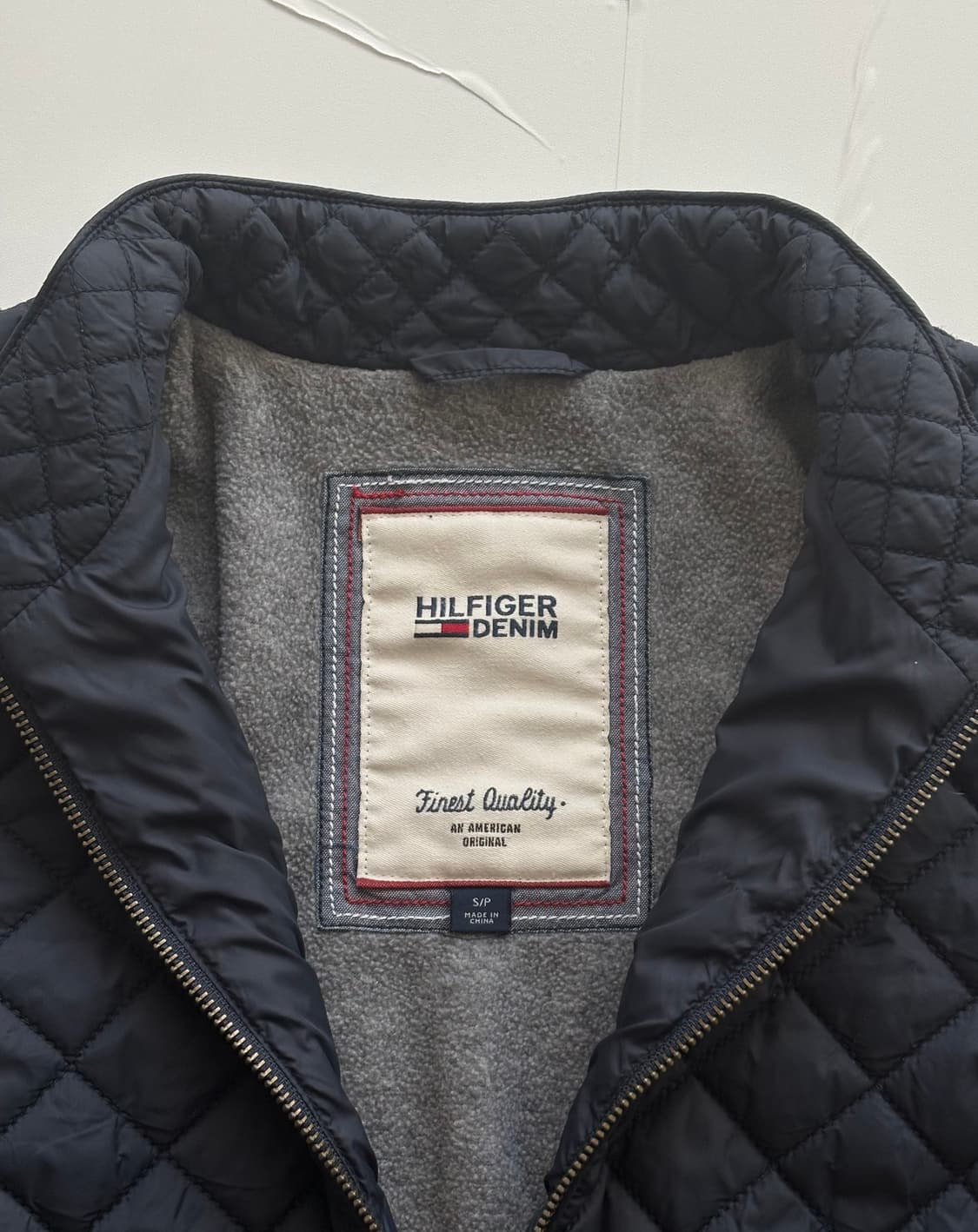 타미힐피거 다크네이비 퀄팅 점퍼 상품이미지4