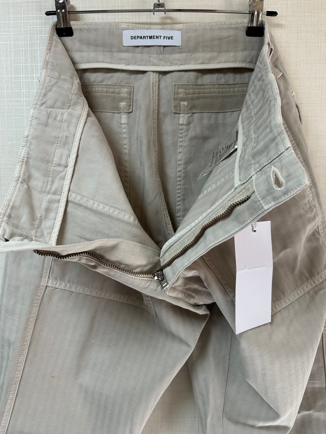DEPARTMENT 5 / 슬림핏린넨퍼티그팬츠 / 32 / 새상품 상품이미지4