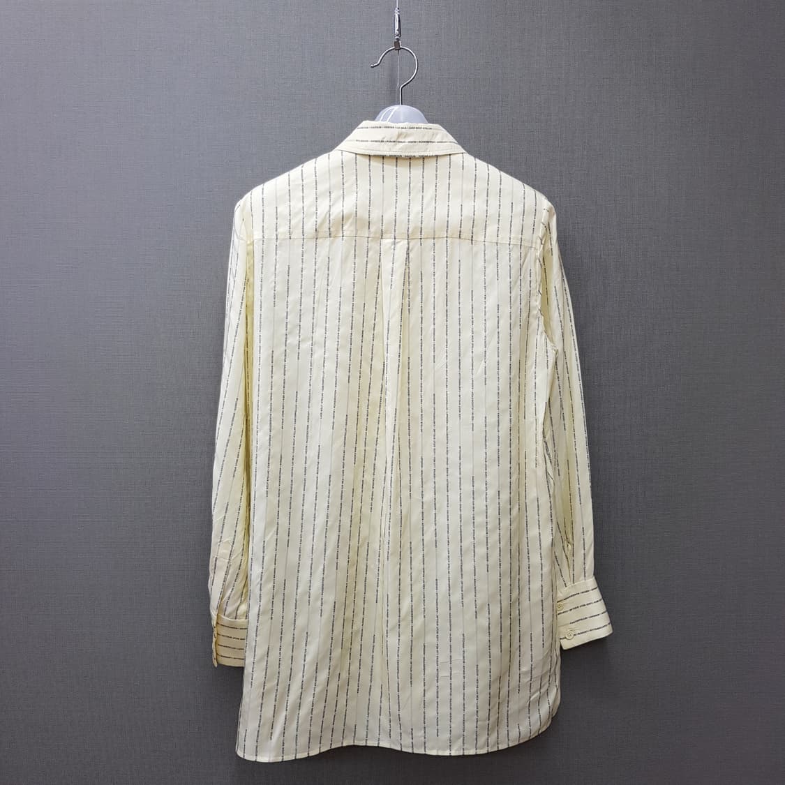 미샤  레터 스트라이프 실크 셔츠 블라우스 85-97-160 사이즈 상품이미지5