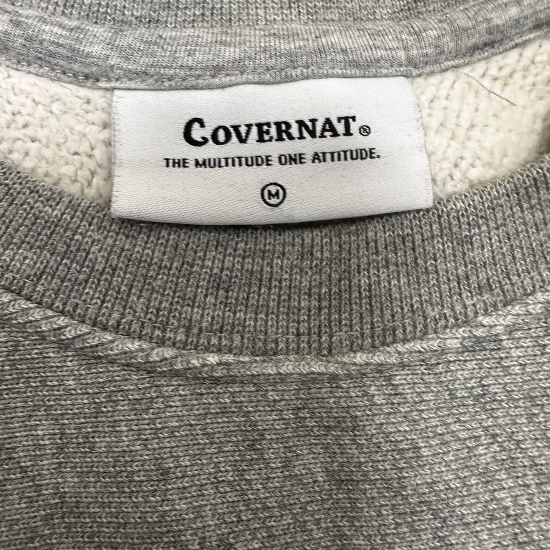 커버낫 맨투맨 그레이 M 상품이미지3