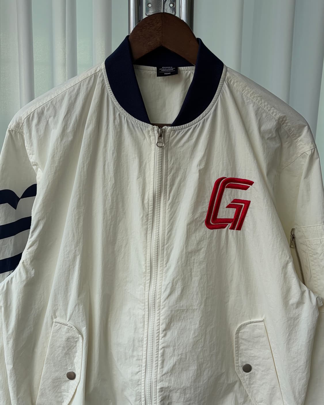 [M]롯데 자이언츠 G로고 바람막이 항공 자켓 상품이미지5