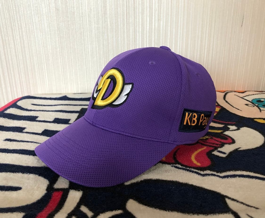 KBO 아디다스 두산베어스X브롤스타즈 어센틱 퍼플 볼캡/모자 상품이미지2