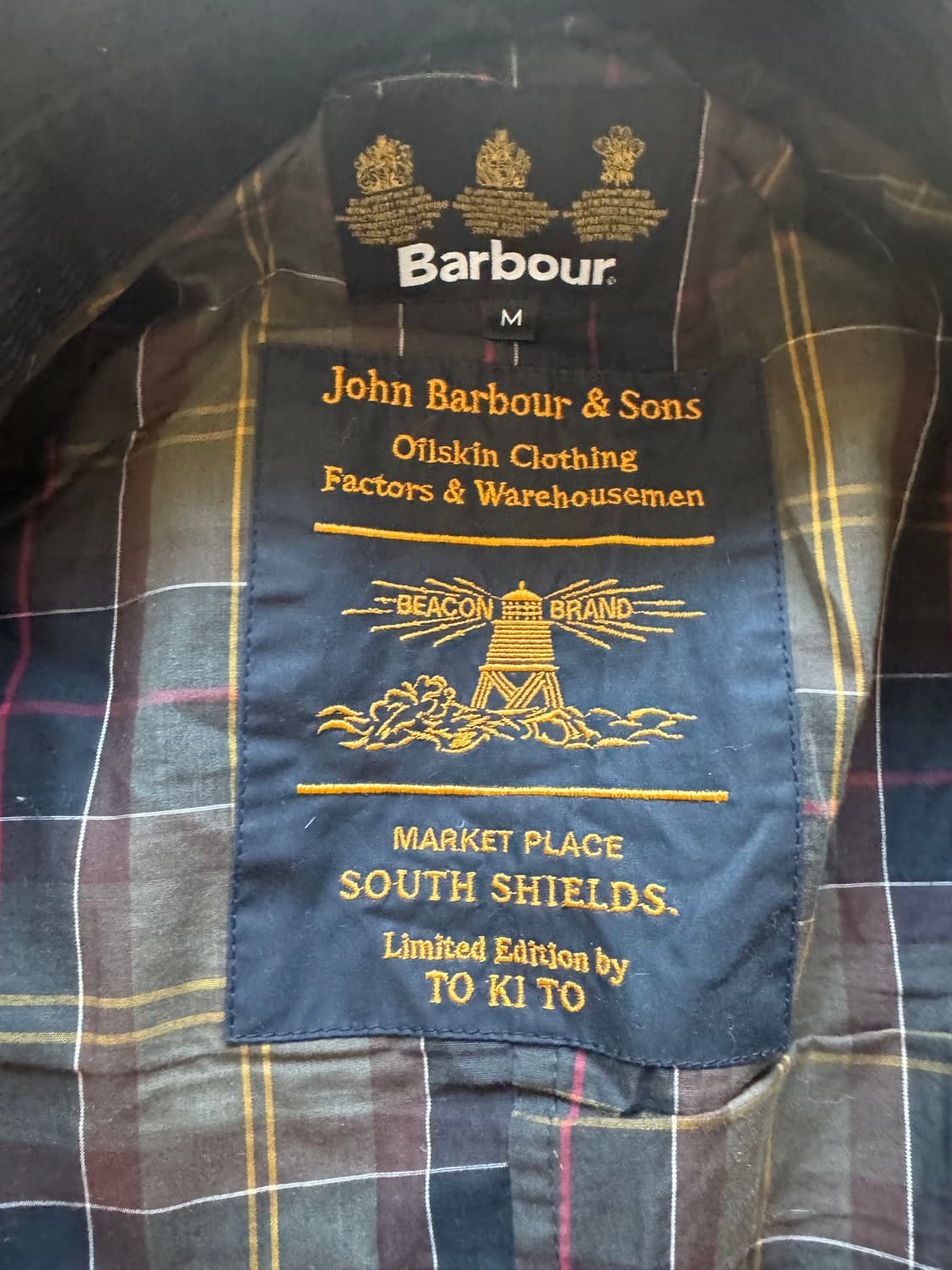 바버  토키토 Barbour To Ki To 왁스 드라이빙 써머 자켓 상품이미지4