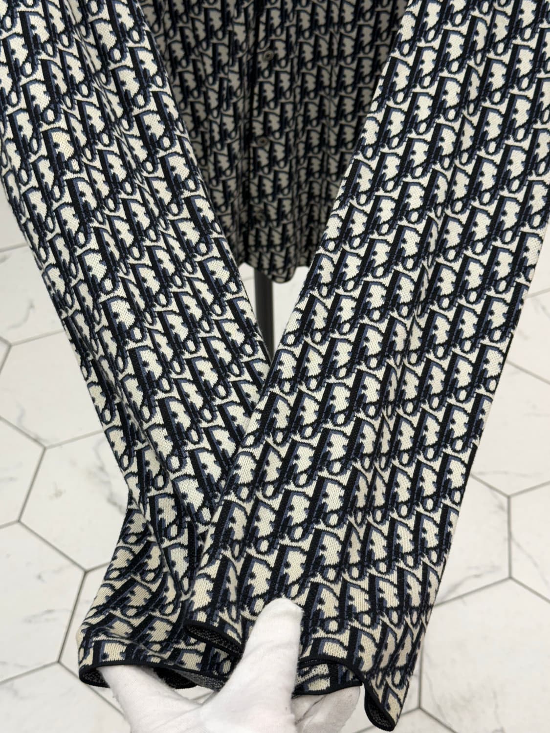 [3XL] 디올 오블리크 니트 오버셔츠 상품이미지3