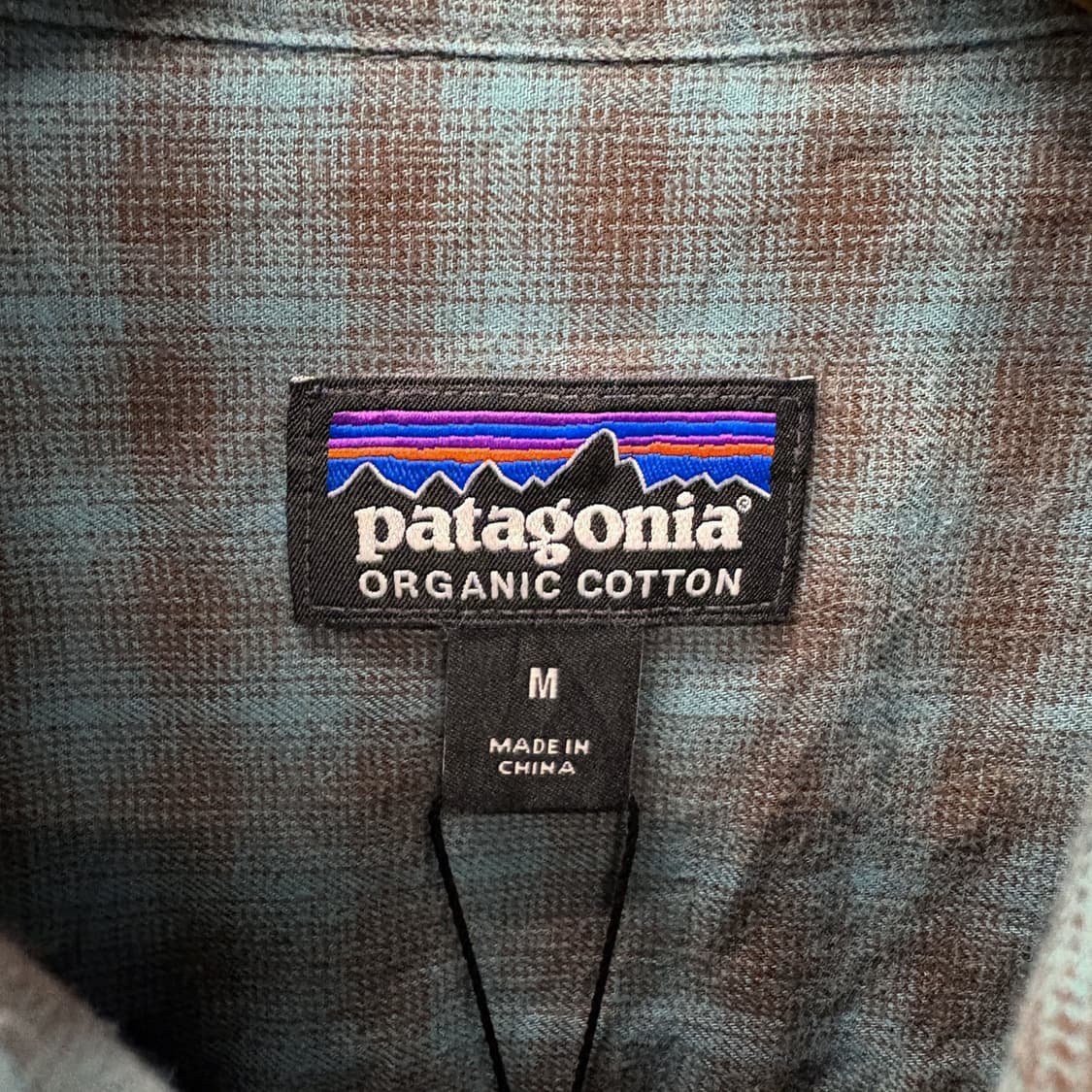 파타고니아 오가닉코튼 멀티 깅엄체크 라이트 플란넬 셔츠 패치포켓 N741 상품이미지7