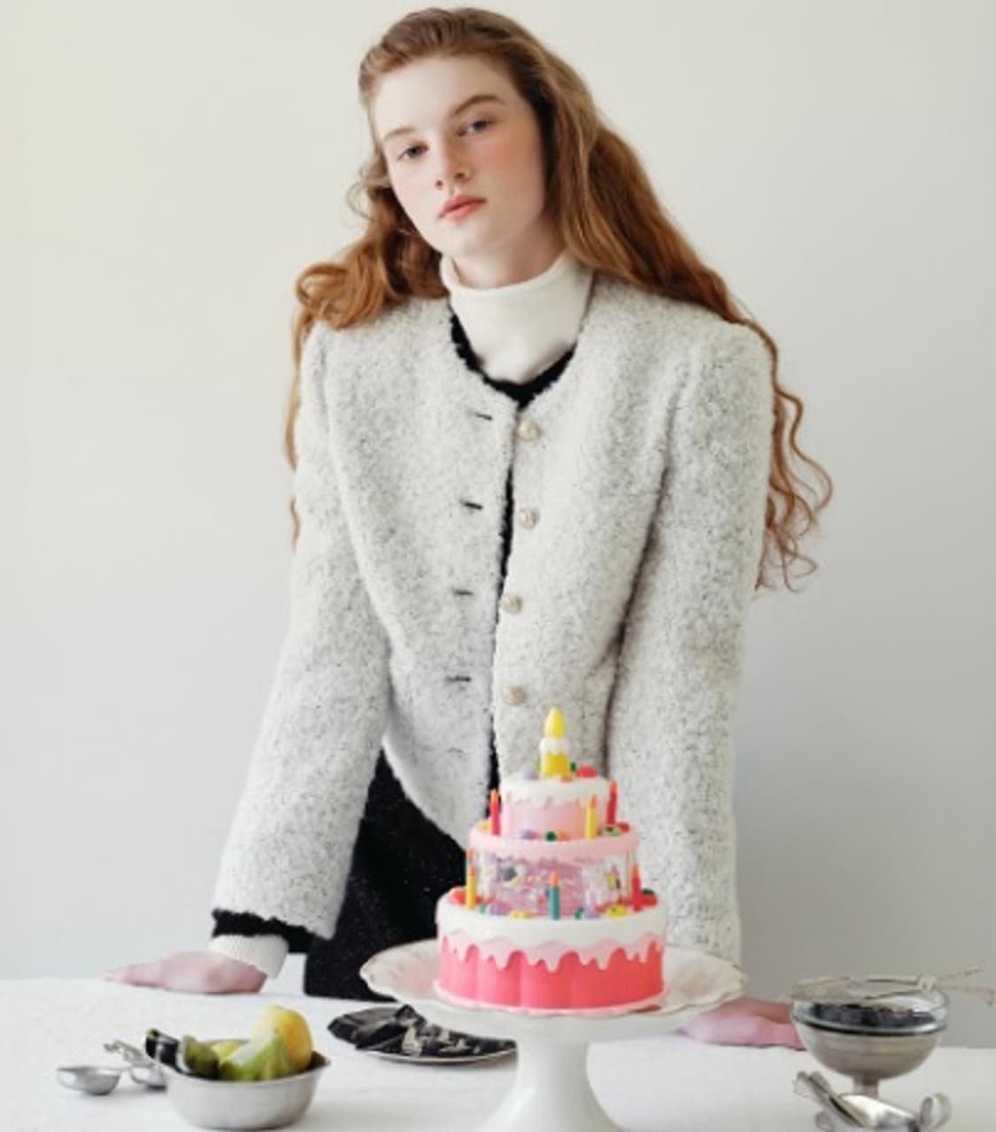 (새상품) 라인어디션 봄신상 울 자켓 상품이미지3