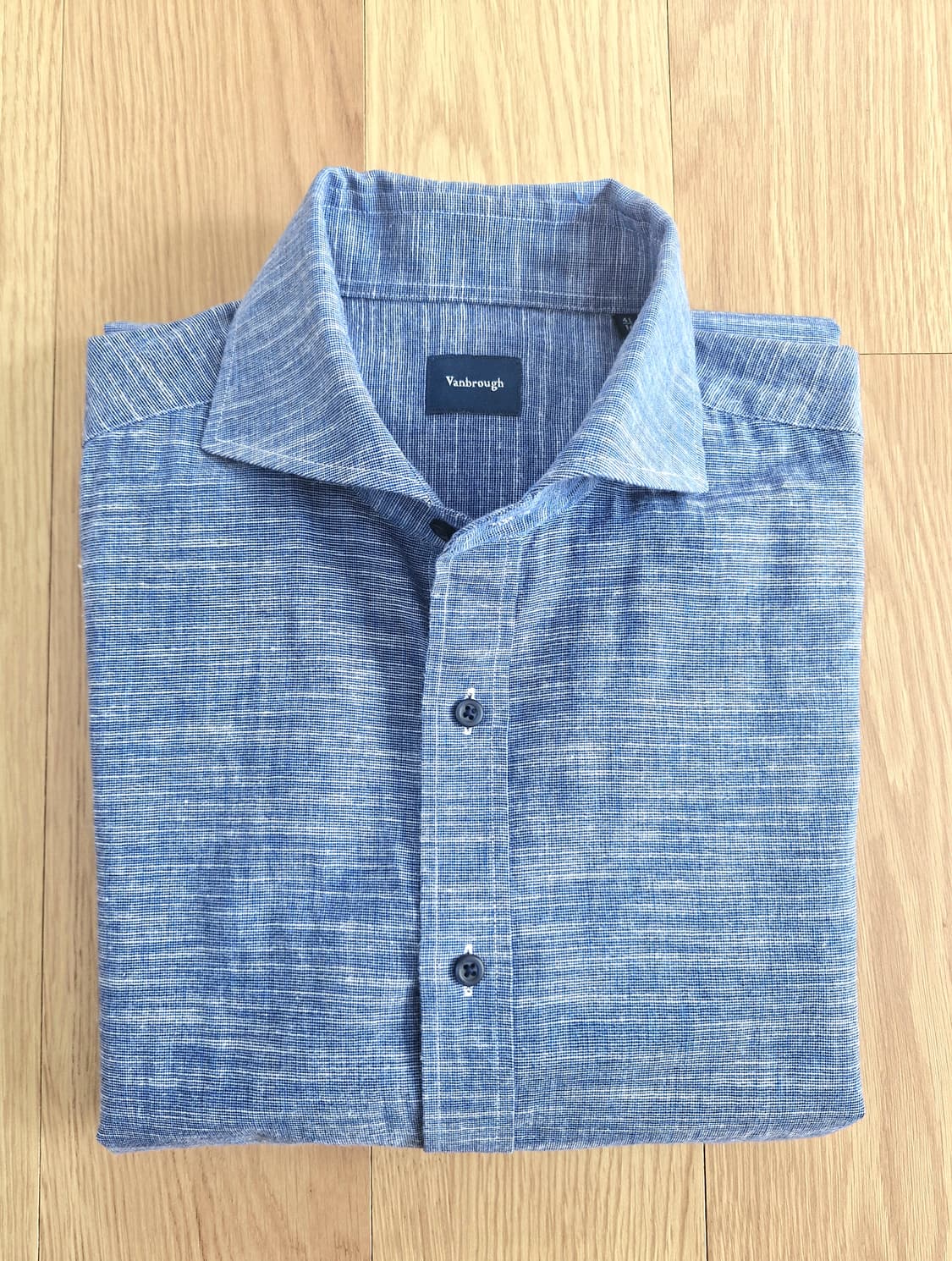 밴브루 코튼 린넨 셔츠 100 상품이미지1