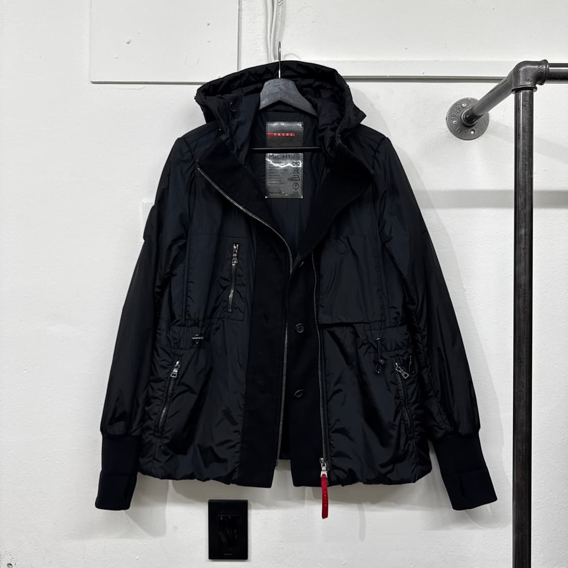 00s 프라다 스포츠 나일론 패디드 자켓 상품이미지1